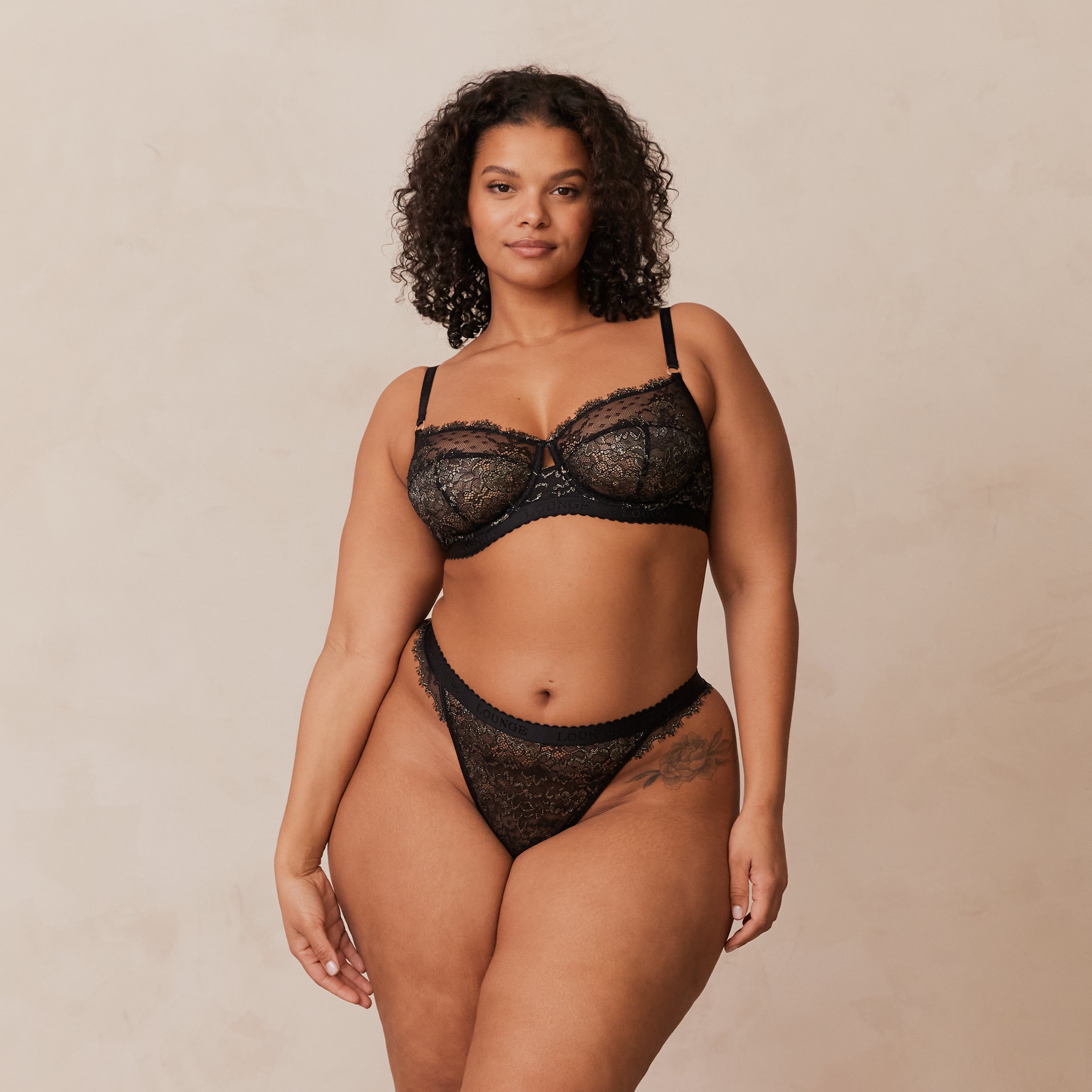 Desire Balcony Bra - Black - Image 17