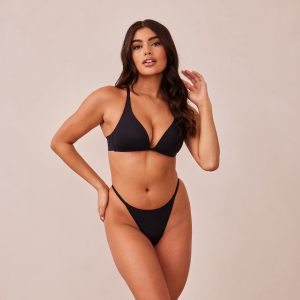 Light Non-Wired Plunge T-Shirt Bra - Black