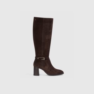 Ivy Knee-High Boots - Chocolate