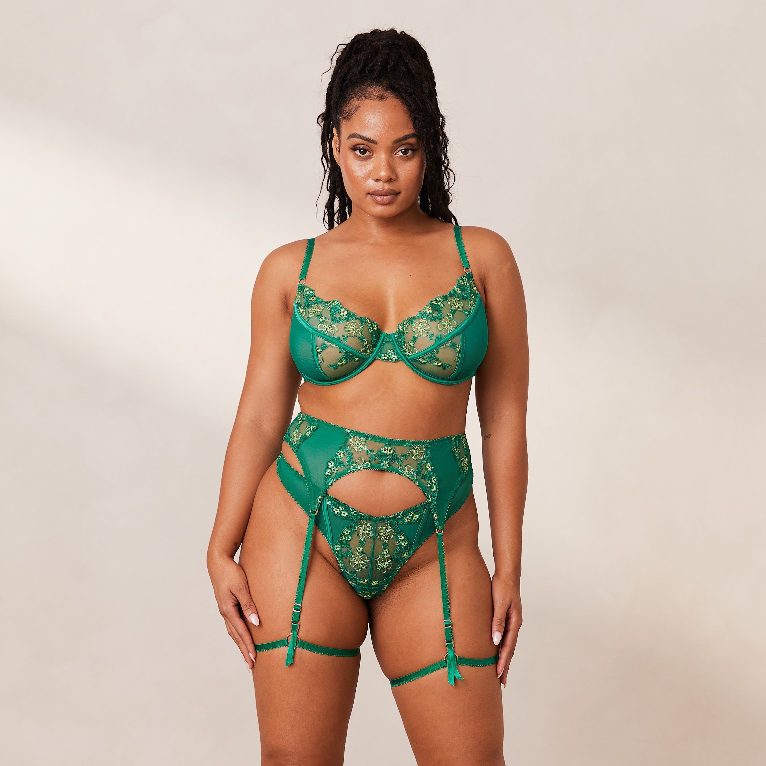 Harper Intimates Bra - Emerald - Image 5