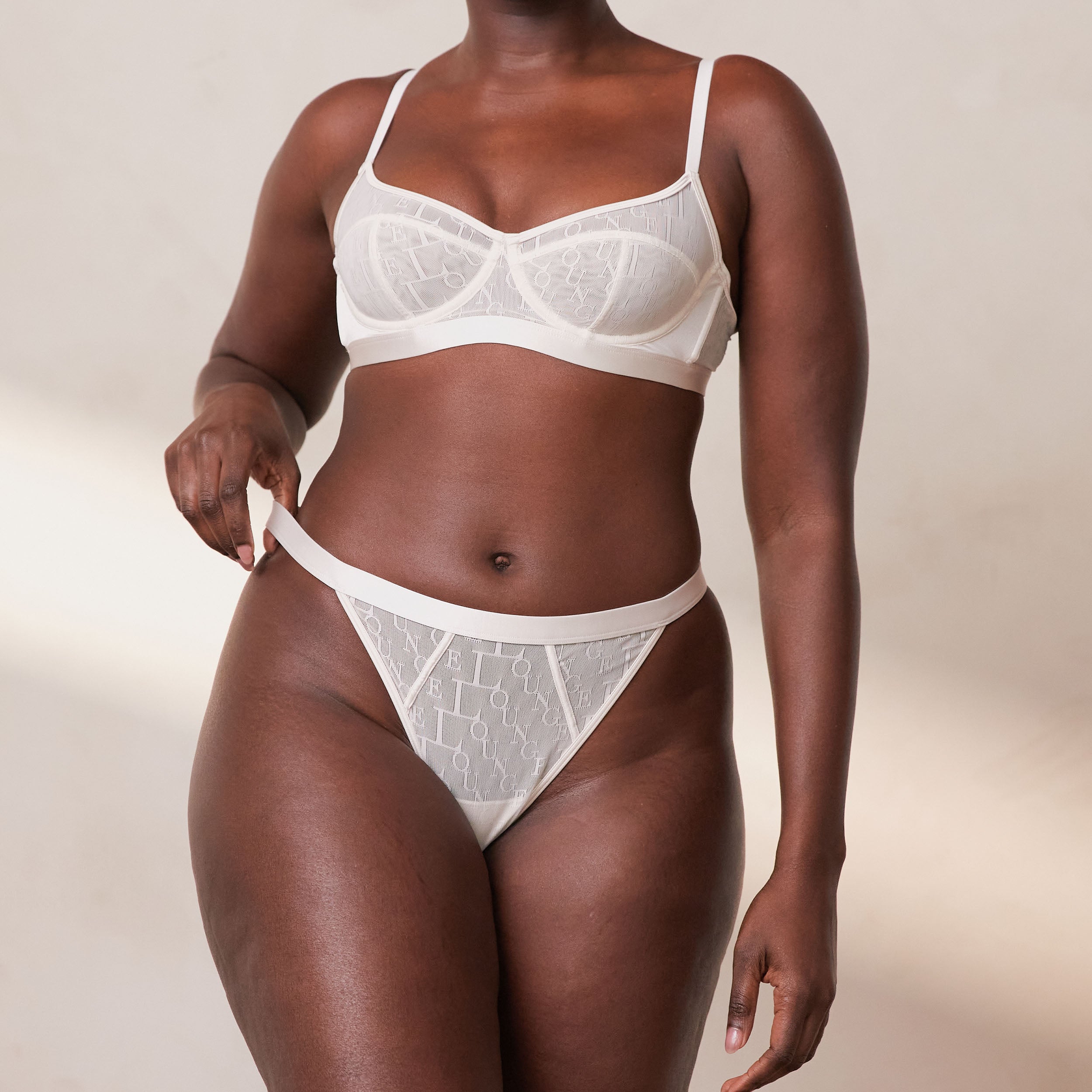 Chic Balcony Bra - Pearl - Image 7