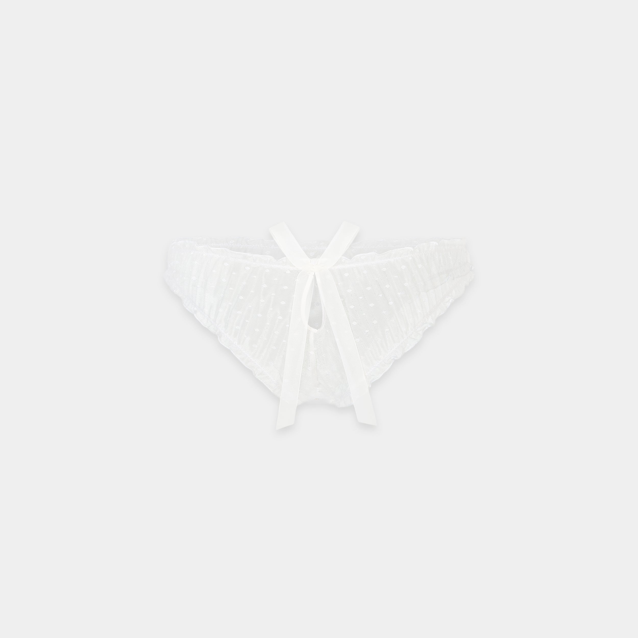 Polka Dot Brazilian Briefs - White - Image 5
