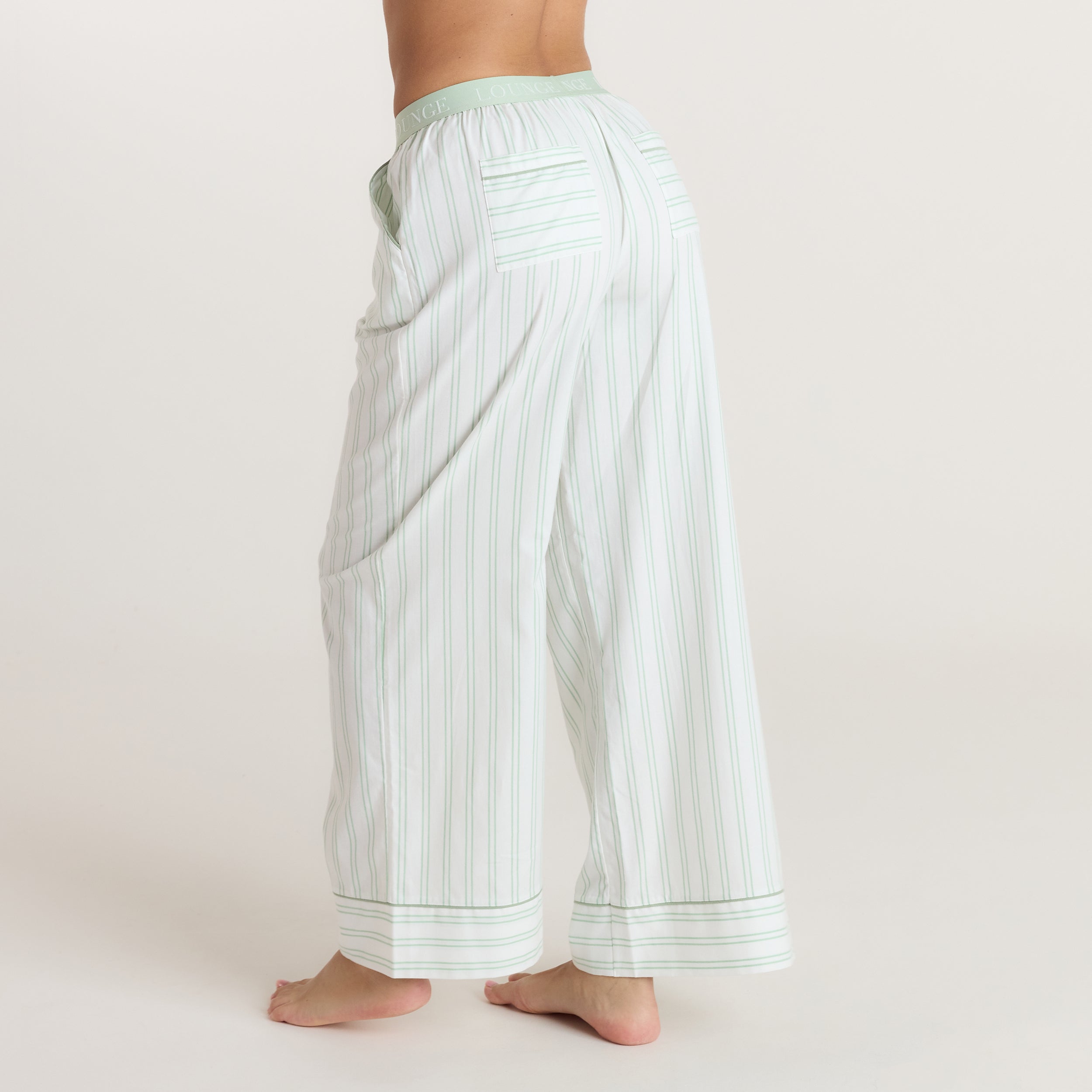 Mistletoe Pyjama Bottoms - Sage - Image 2