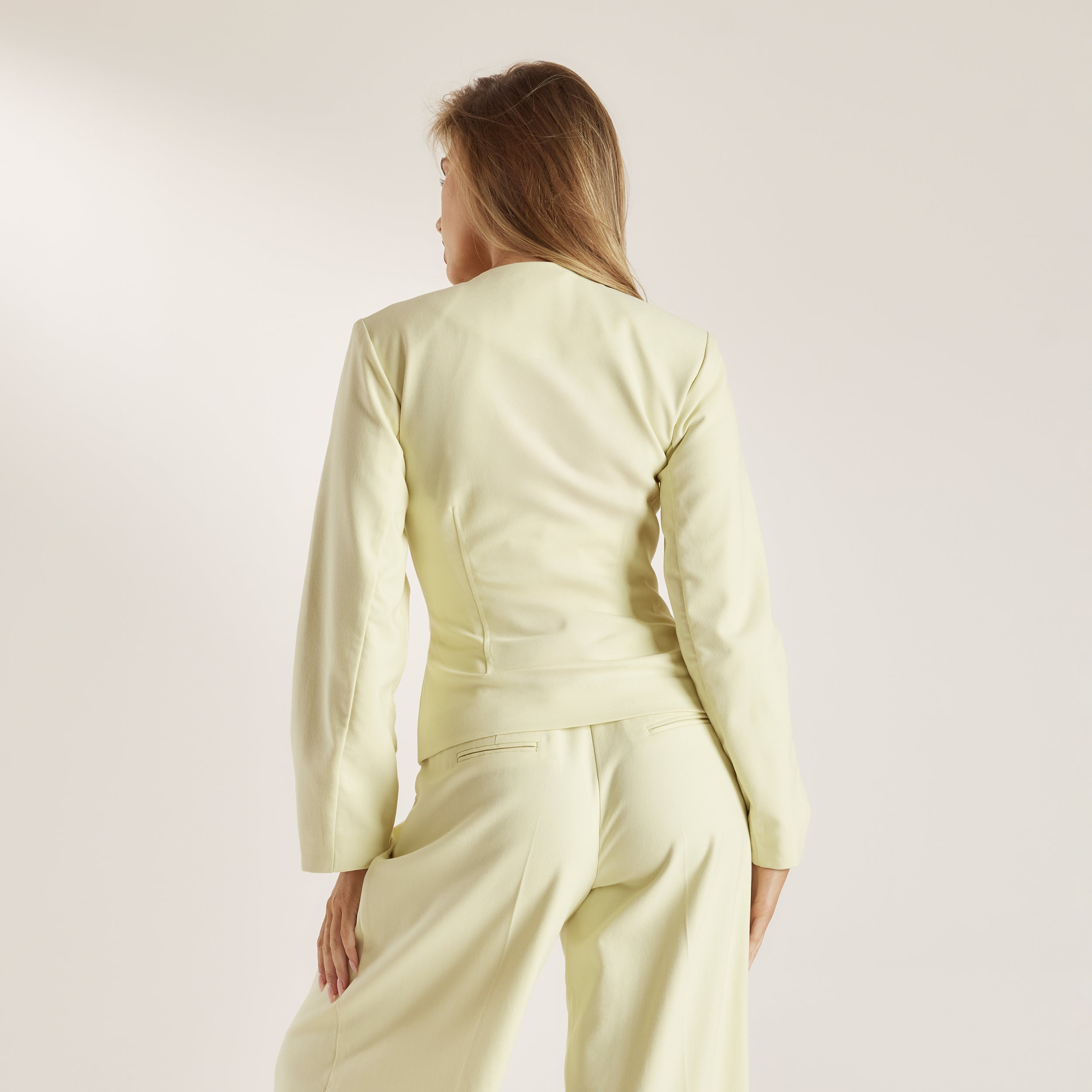 Structured Jacket - Buttermilk - Image 2