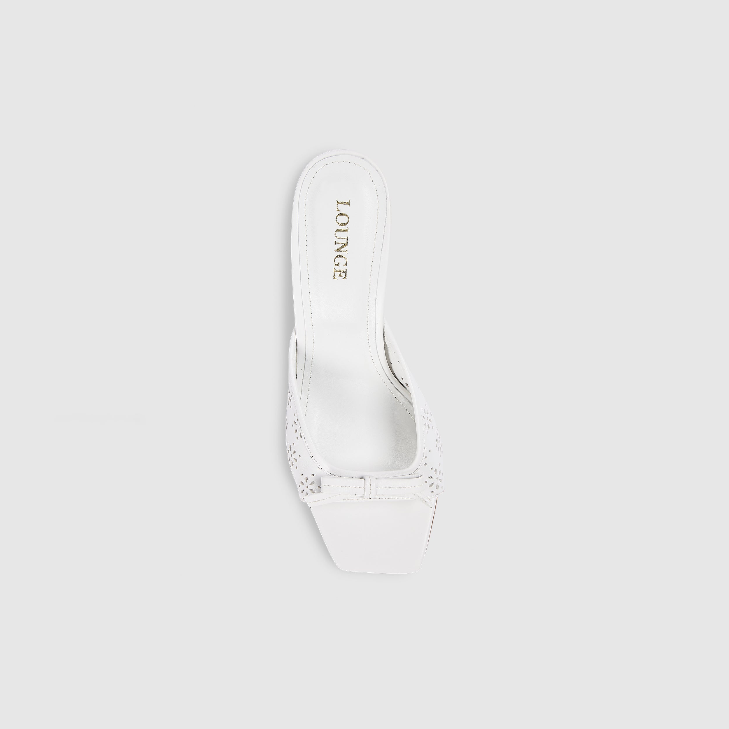 Capri Kitten Heels - White - Image 4