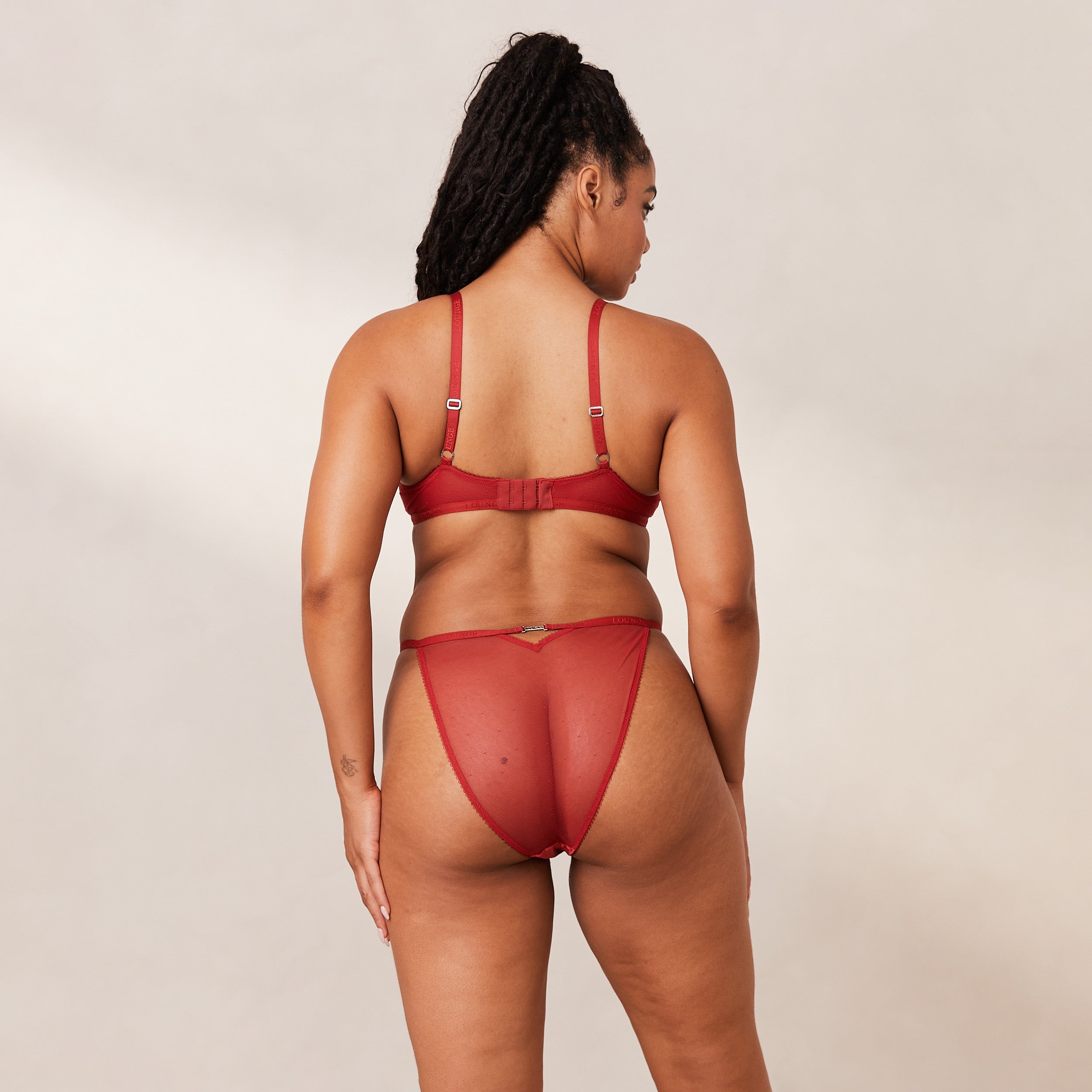 Flirt Balcony Bra - Maroon - Image 20