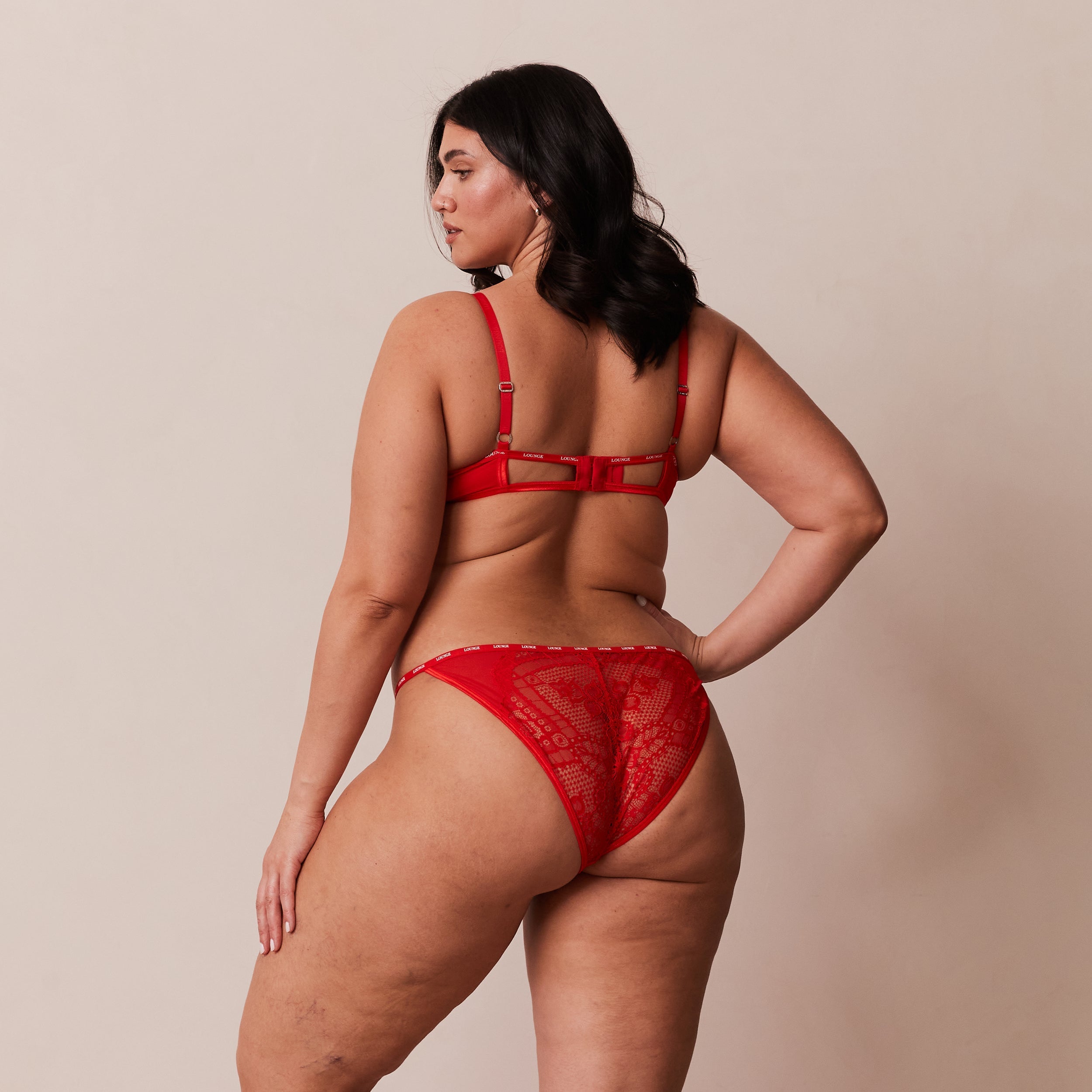 Charmed Balcony Bra - Red - Image 20