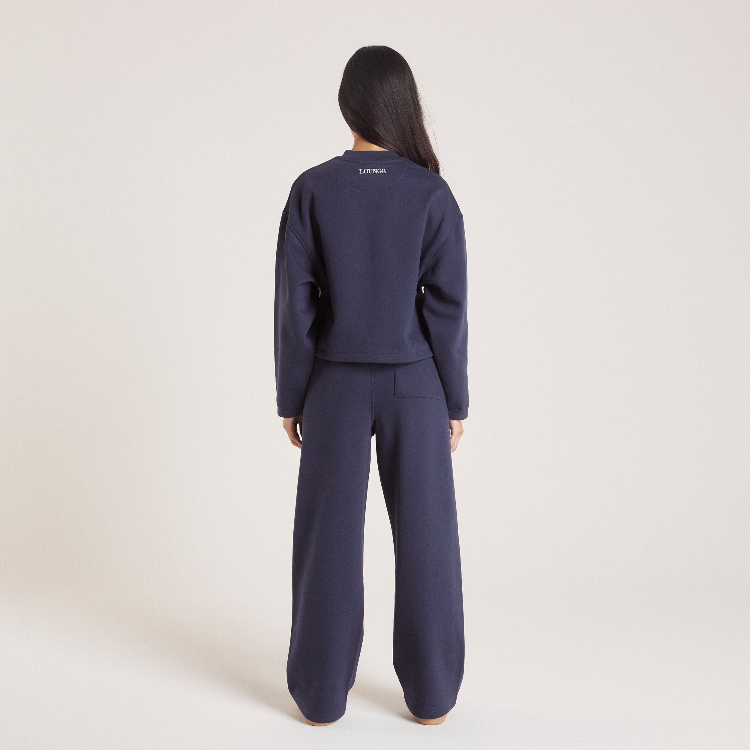Straight Leg Joggers - Ink Blue - Image 2