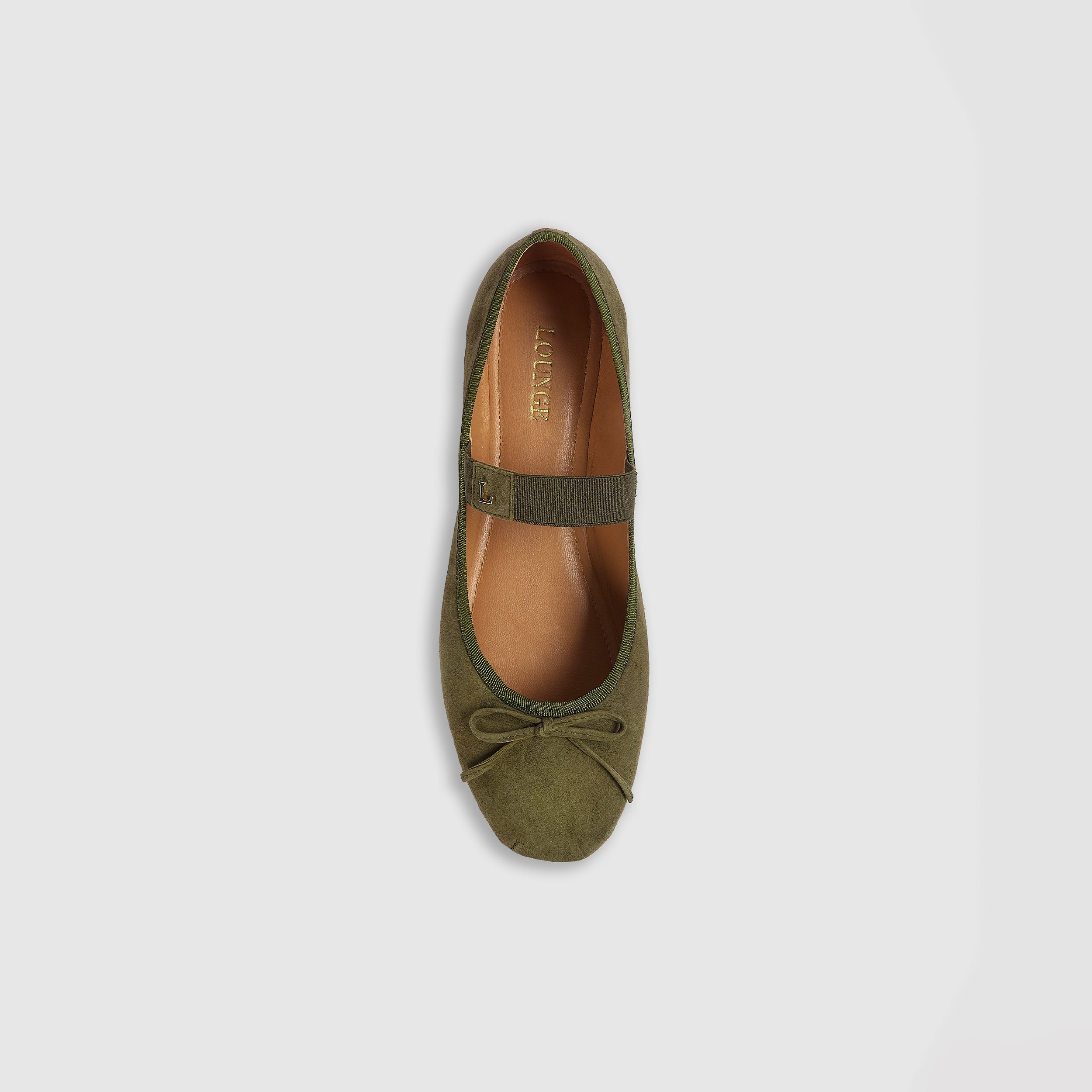 Juna Ballet Flats - Olive - Image 2