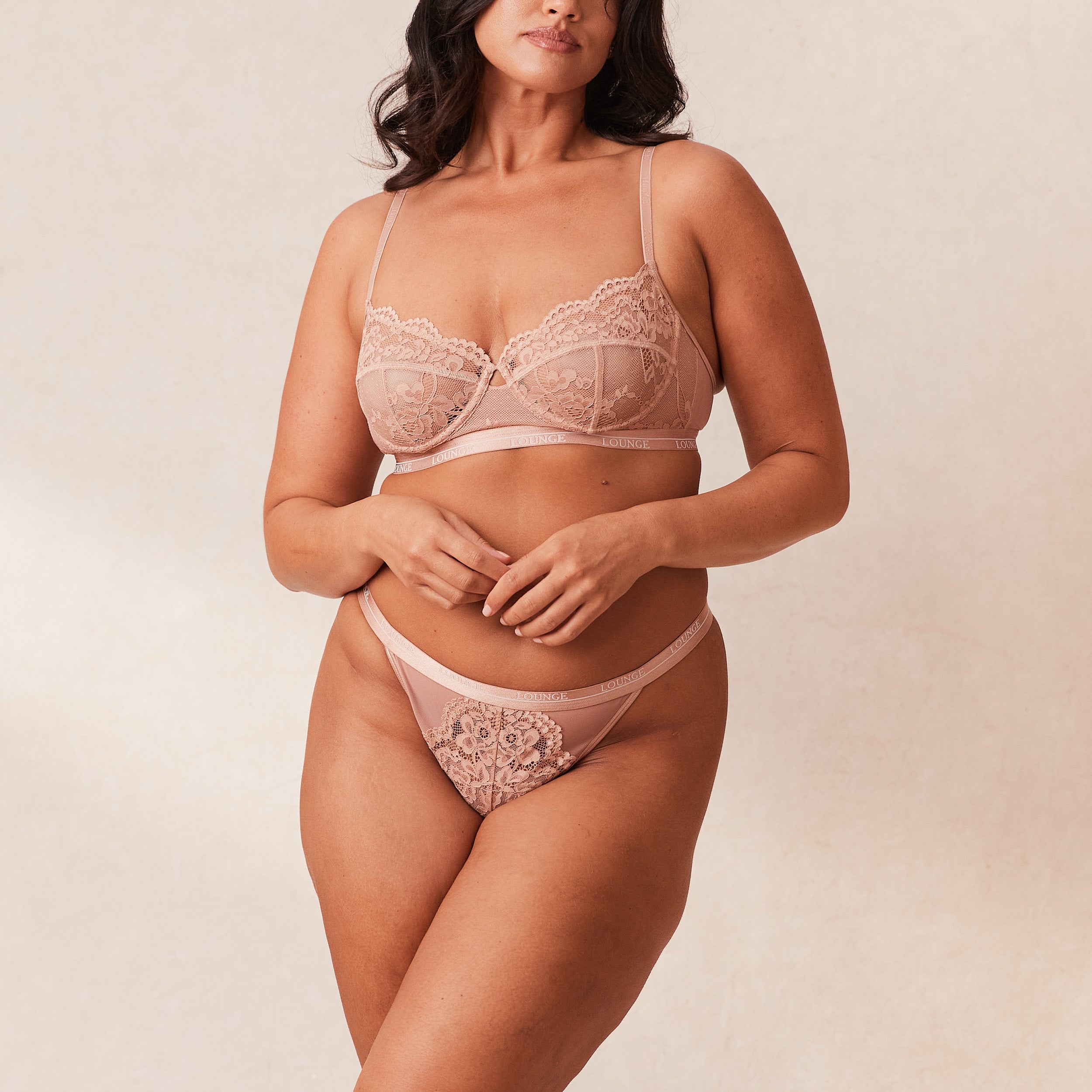 Blossom Balcony Bra - Dusty Rose - Image 9