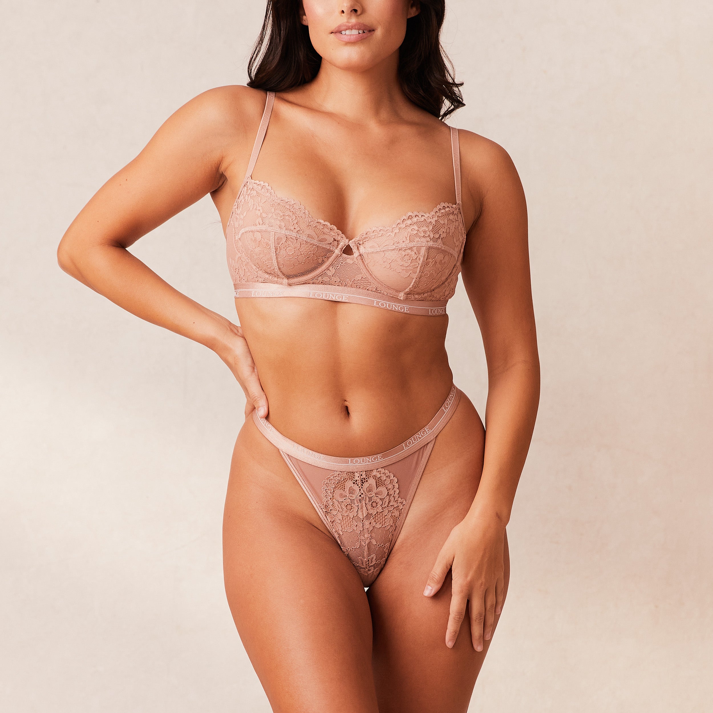 Blossom Balcony Bra - Dusty Rose - Image 3