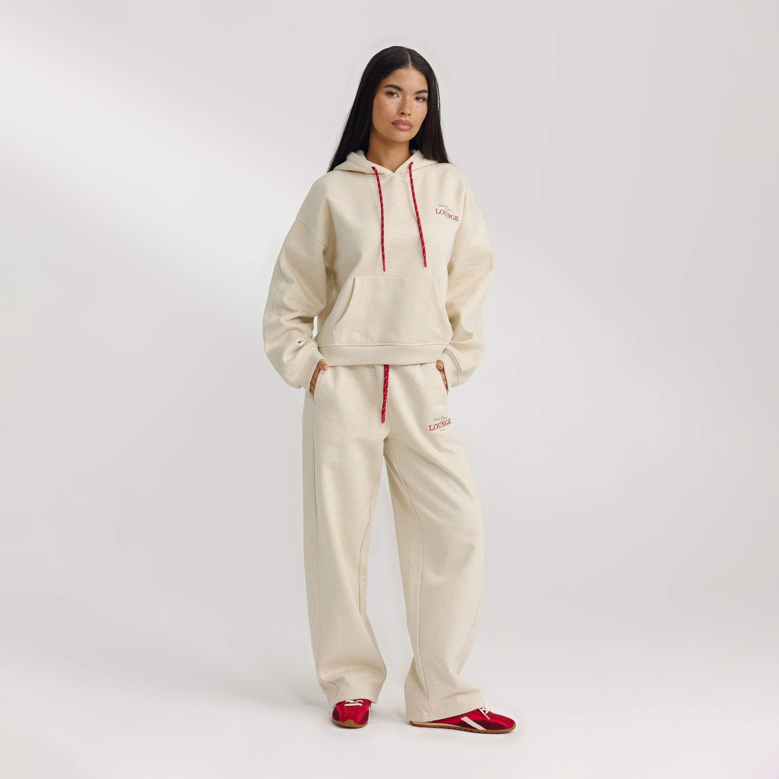 Oversized Hoodie - Oat Marl - Image 3