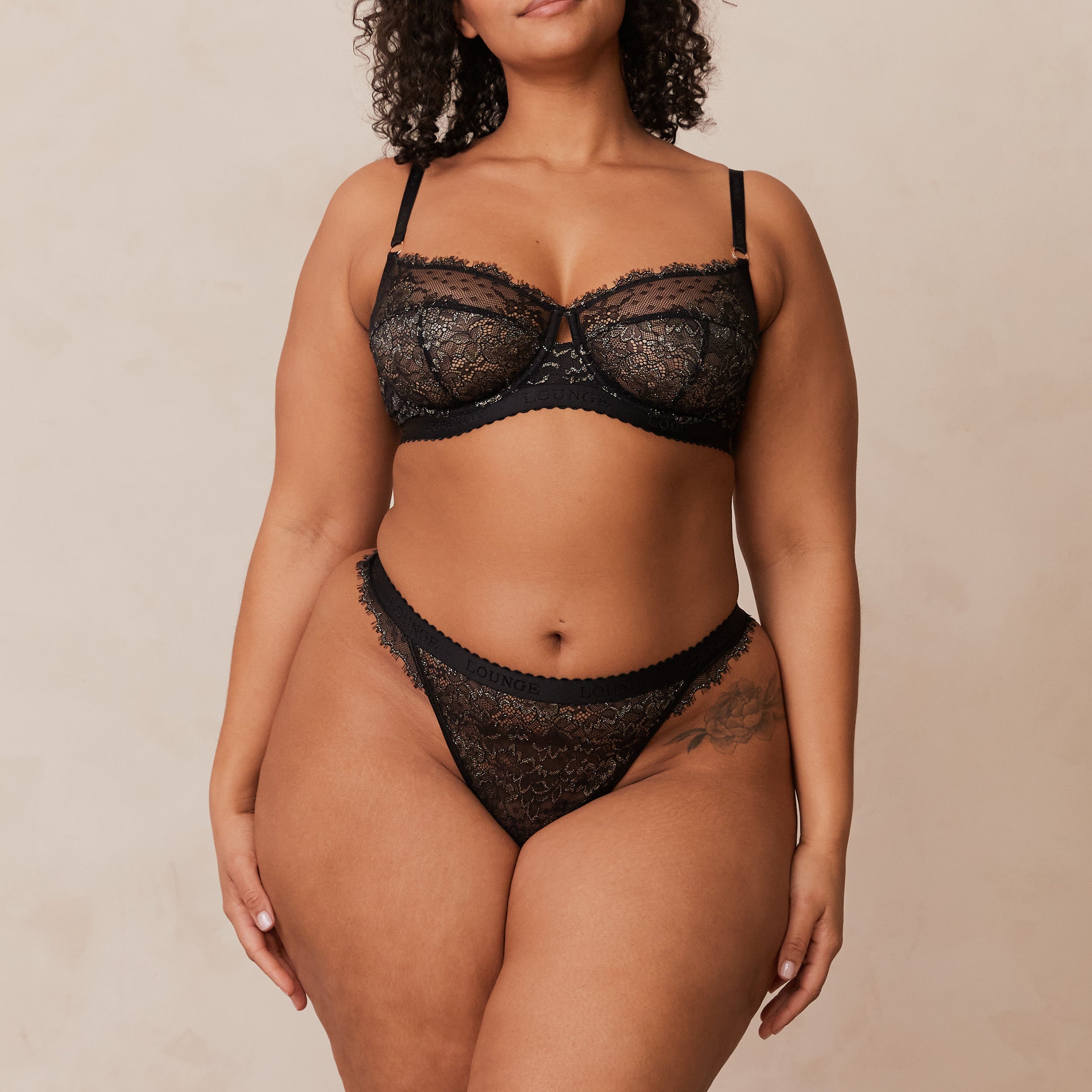 Desire Balcony Bra - Black - Image 19