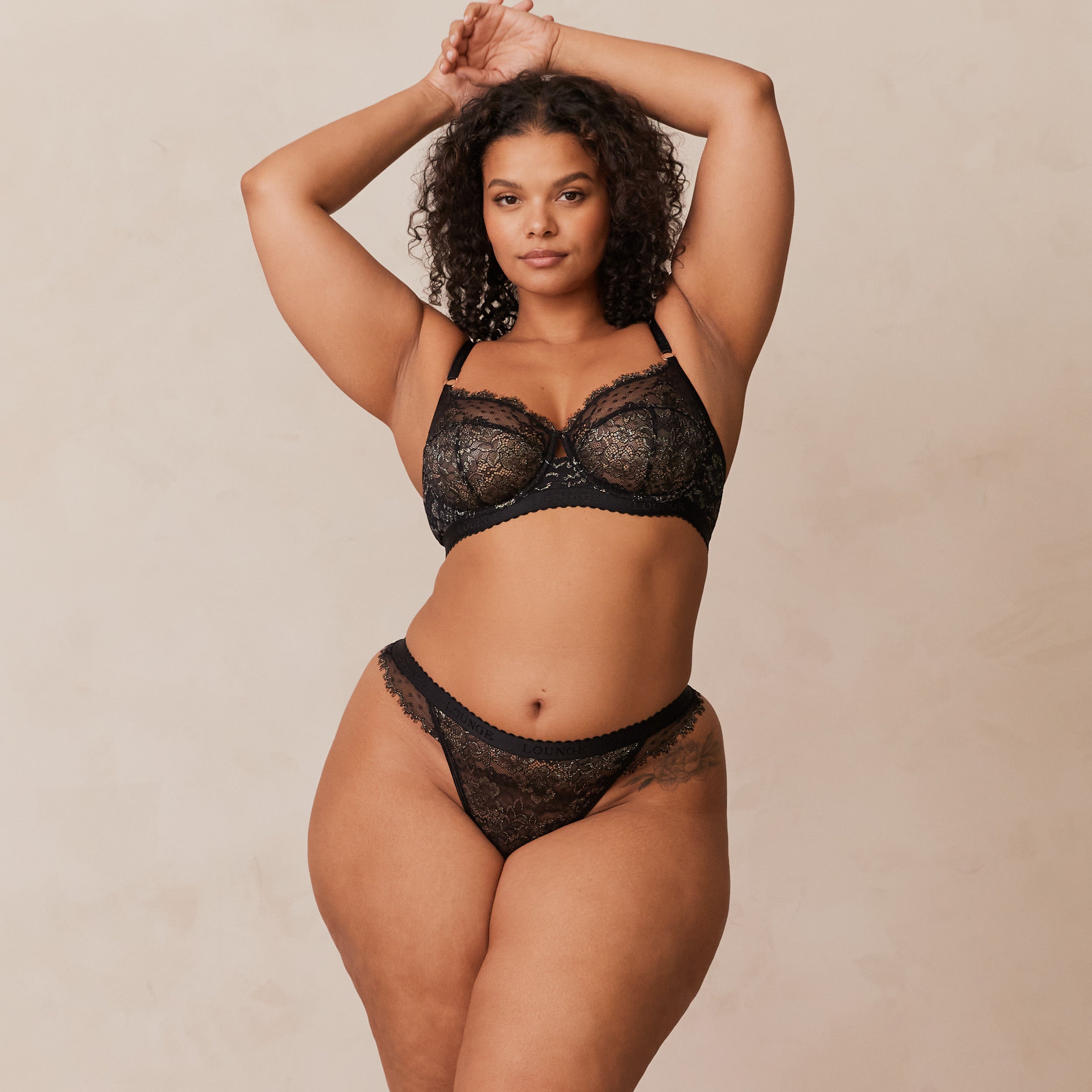 Desire Balcony Bra - Black - Image 7