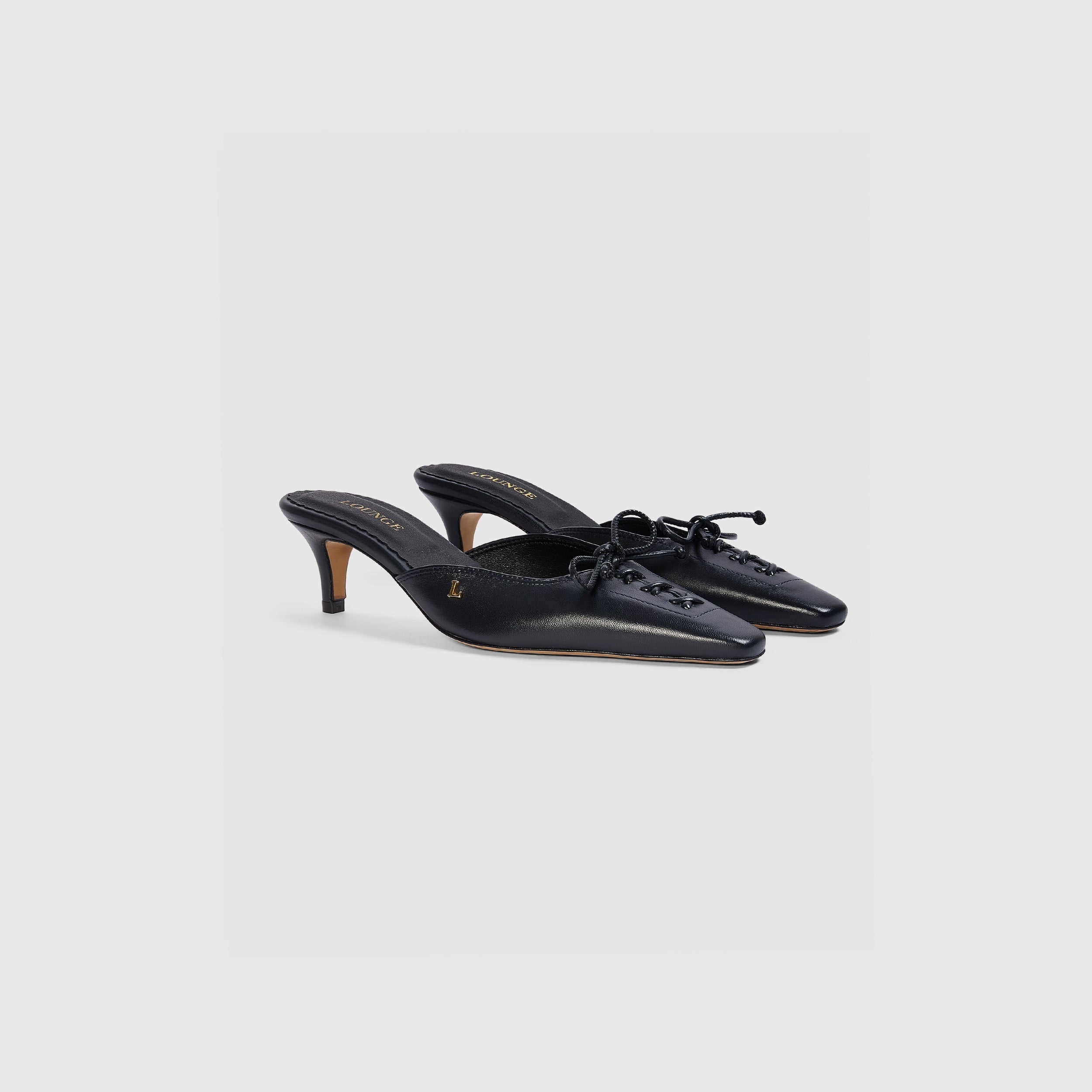 Annabelle Kitten Heels - Black - Image 3
