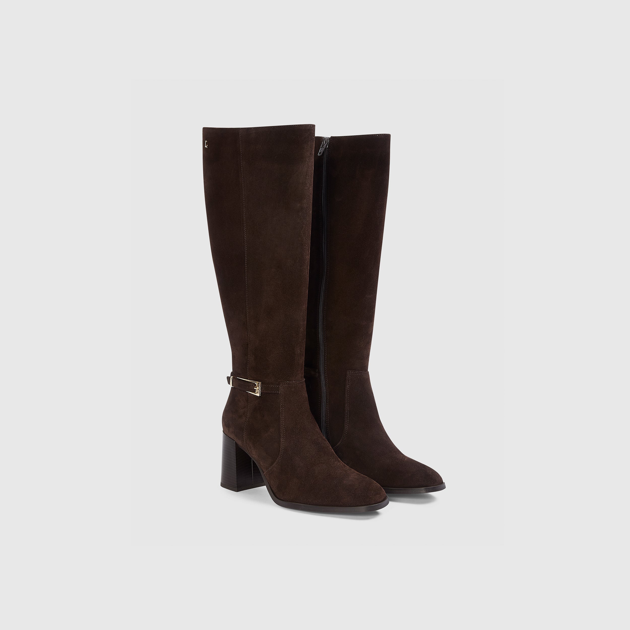 Ivy Knee-High Boots - Chocolate - Image 2