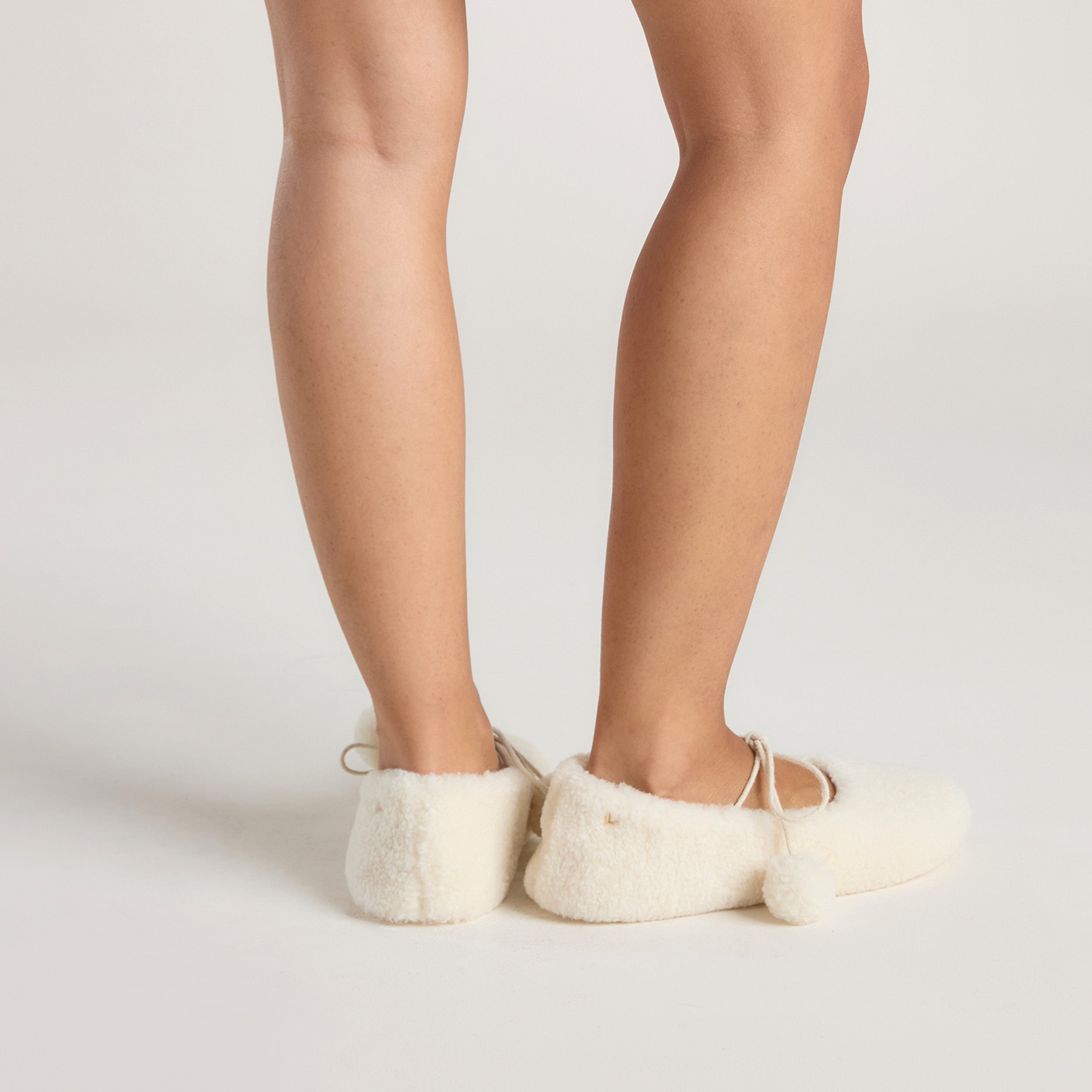 Poppy Ballet Slippers - Ecru - Image 3