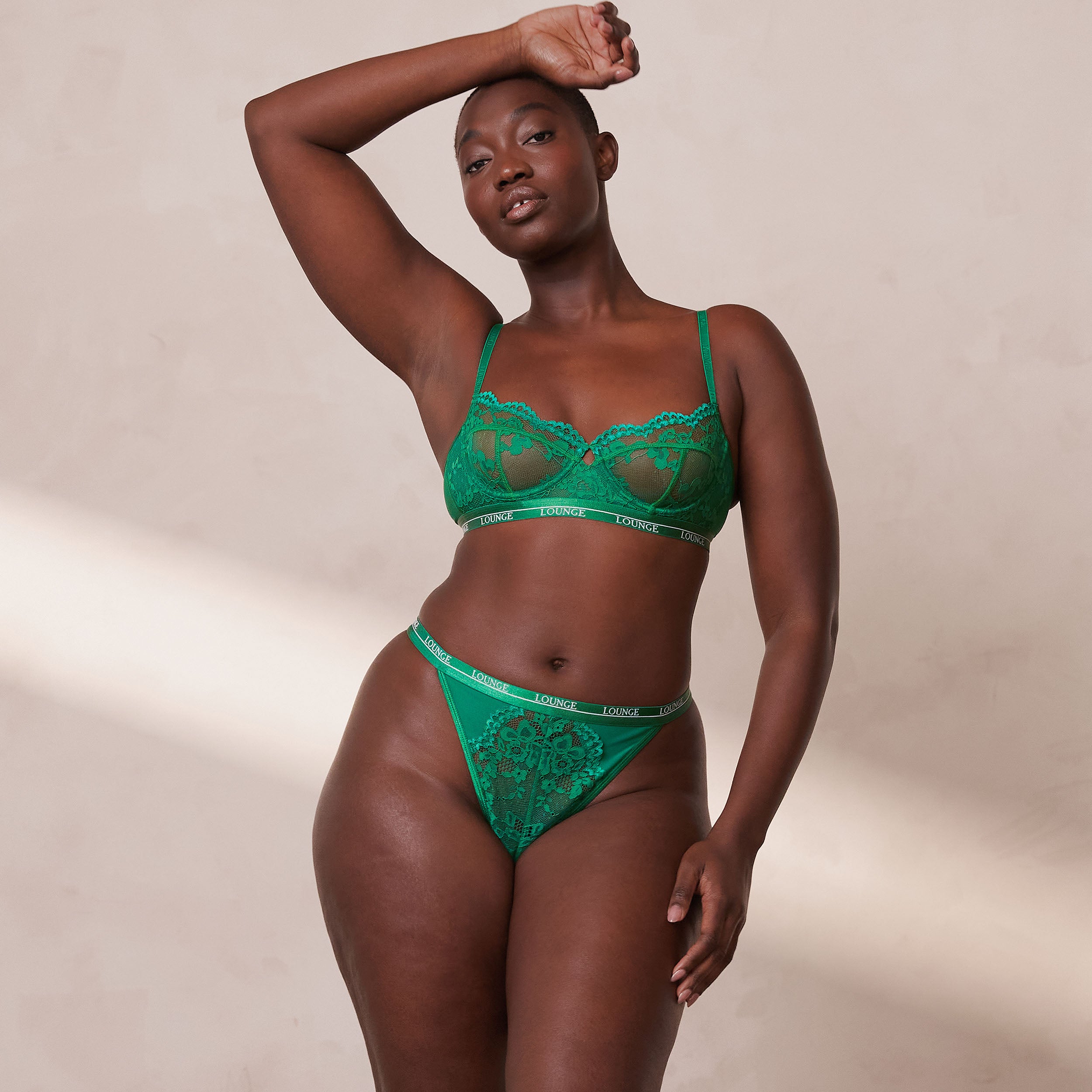 Blossom Balcony Bra - Emerald - Image 9