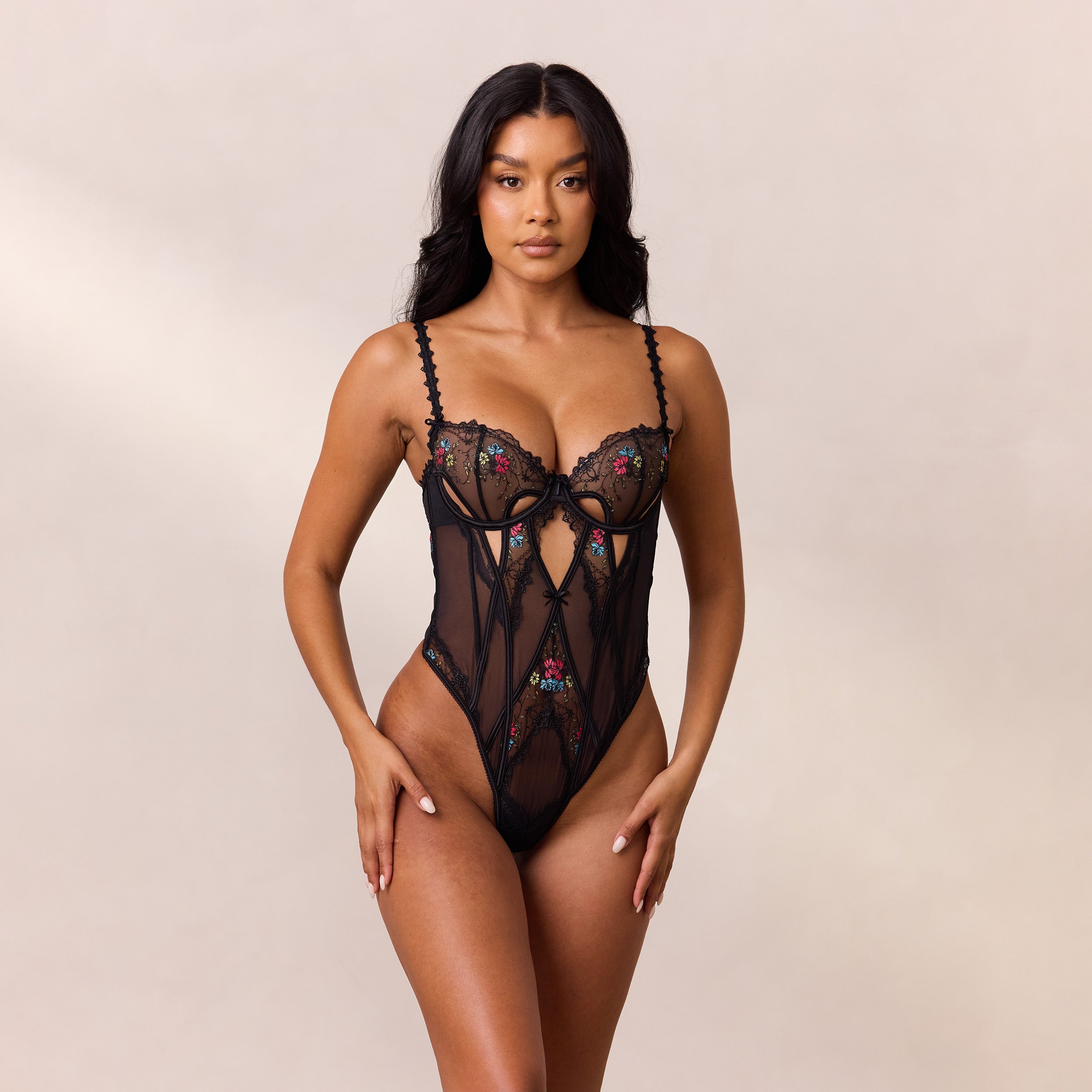 Enya Bodysuit - Black - Image 9