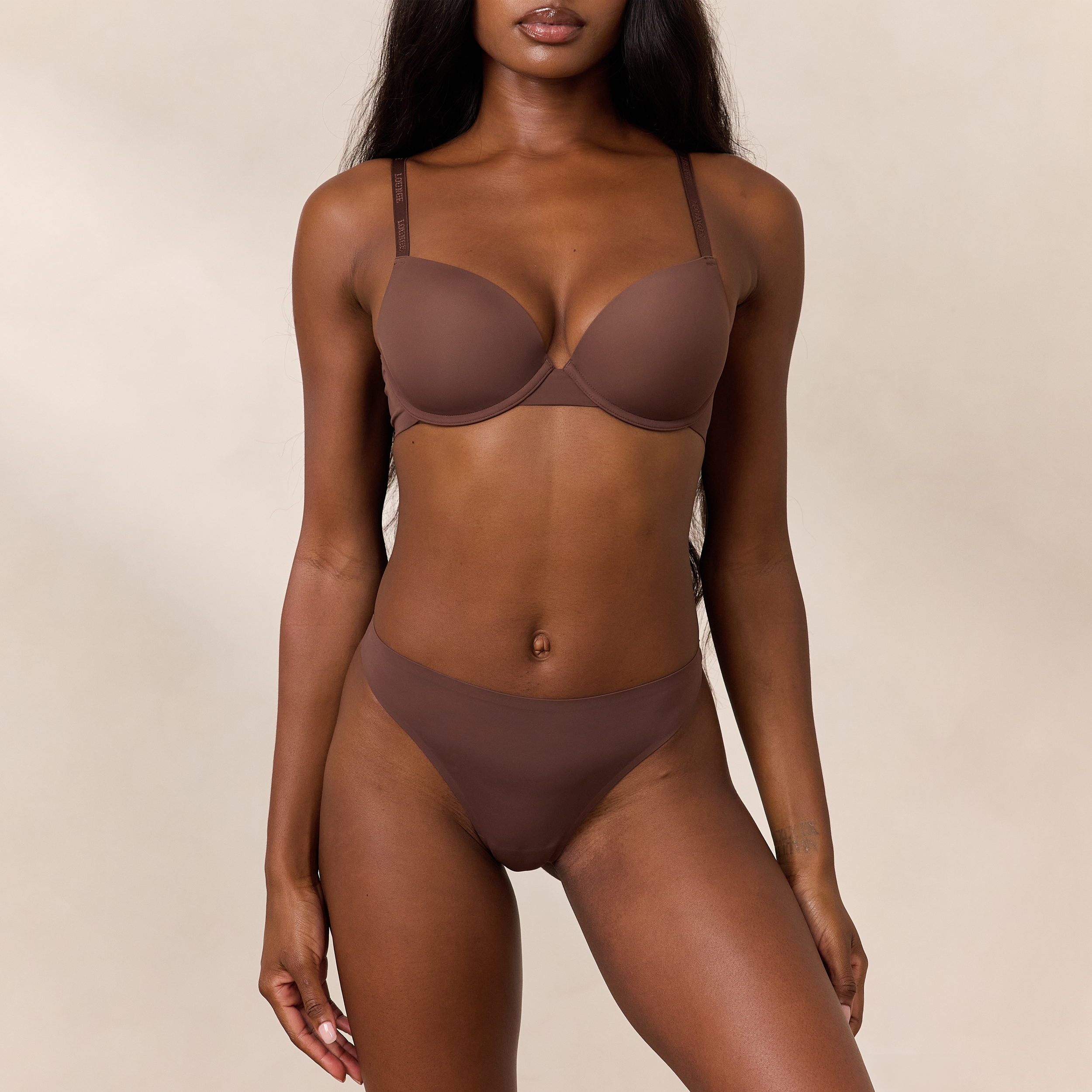 Invisible Form T-Shirt Bra - Cocoa - Image 3