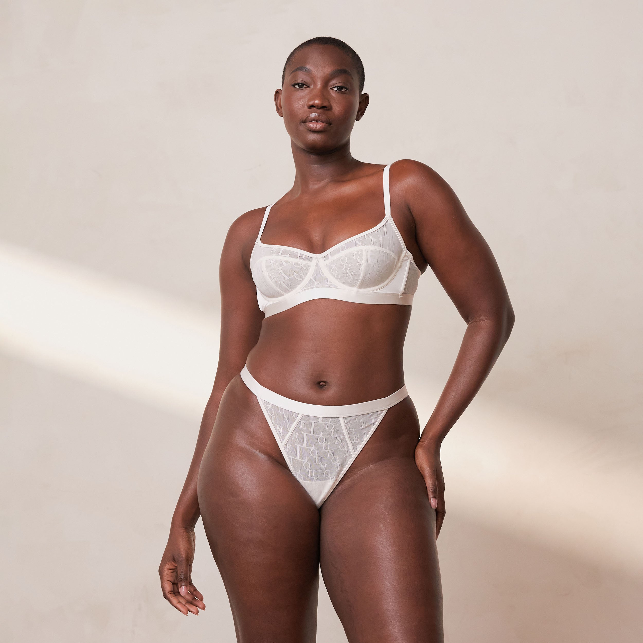 Chic Balcony Bra - Pearl - Image 9