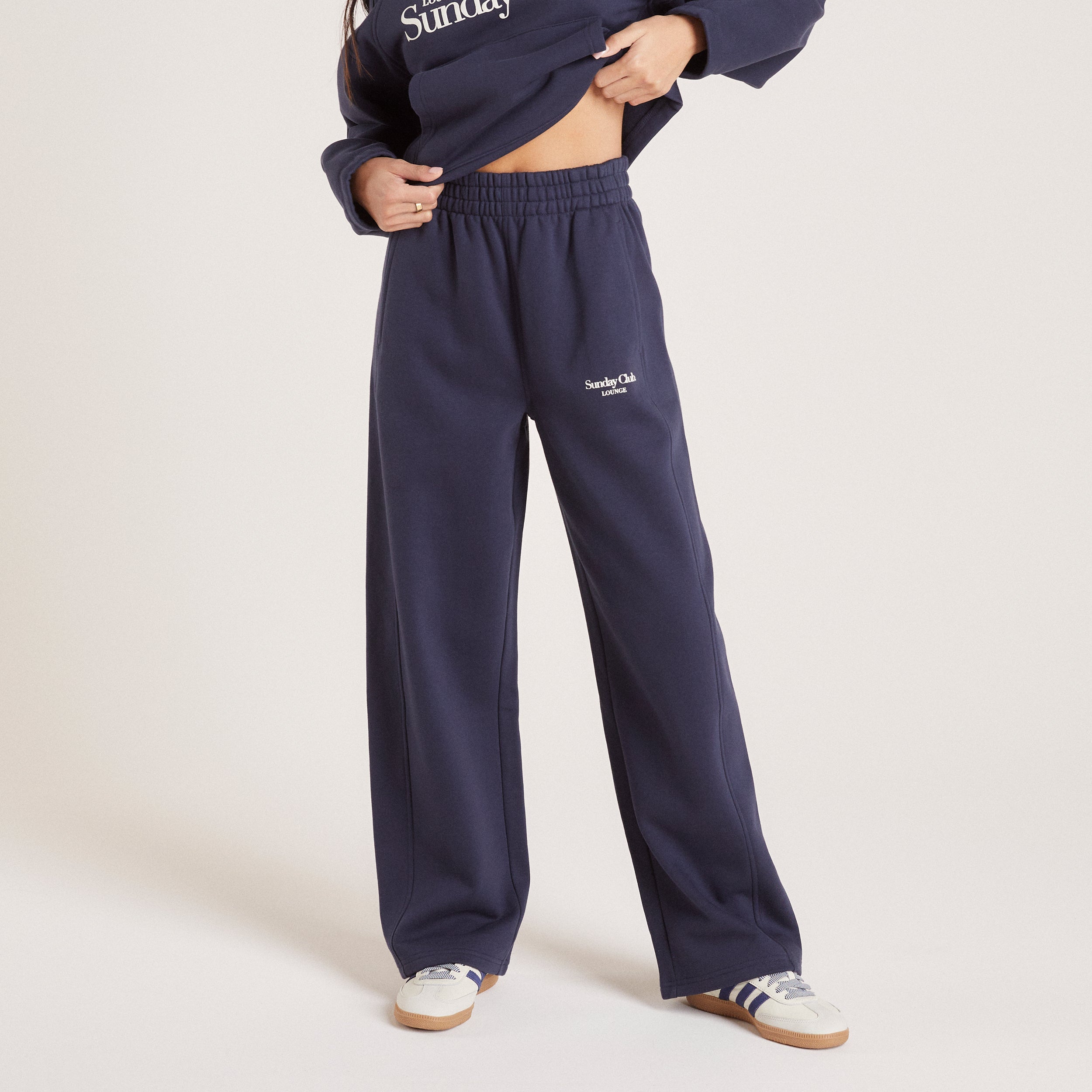 Straight Leg Joggers - Ink Blue - Image 3
