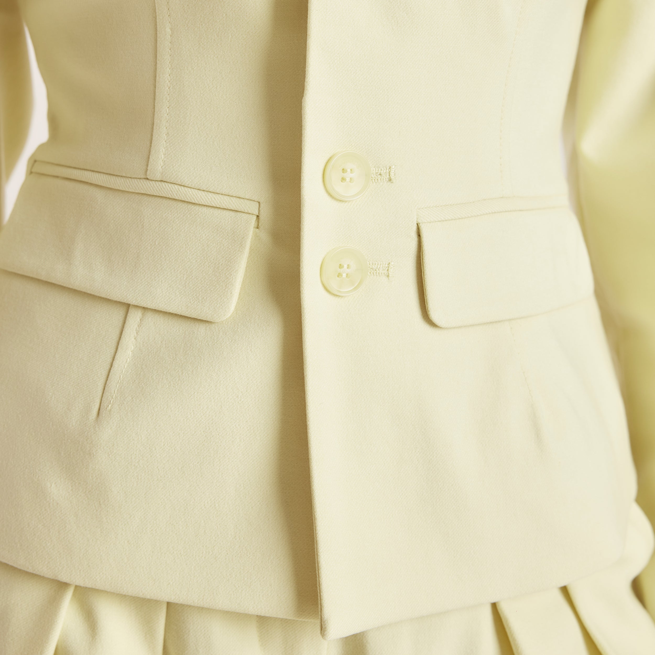 Structured Jacket - Buttermilk - Image 4