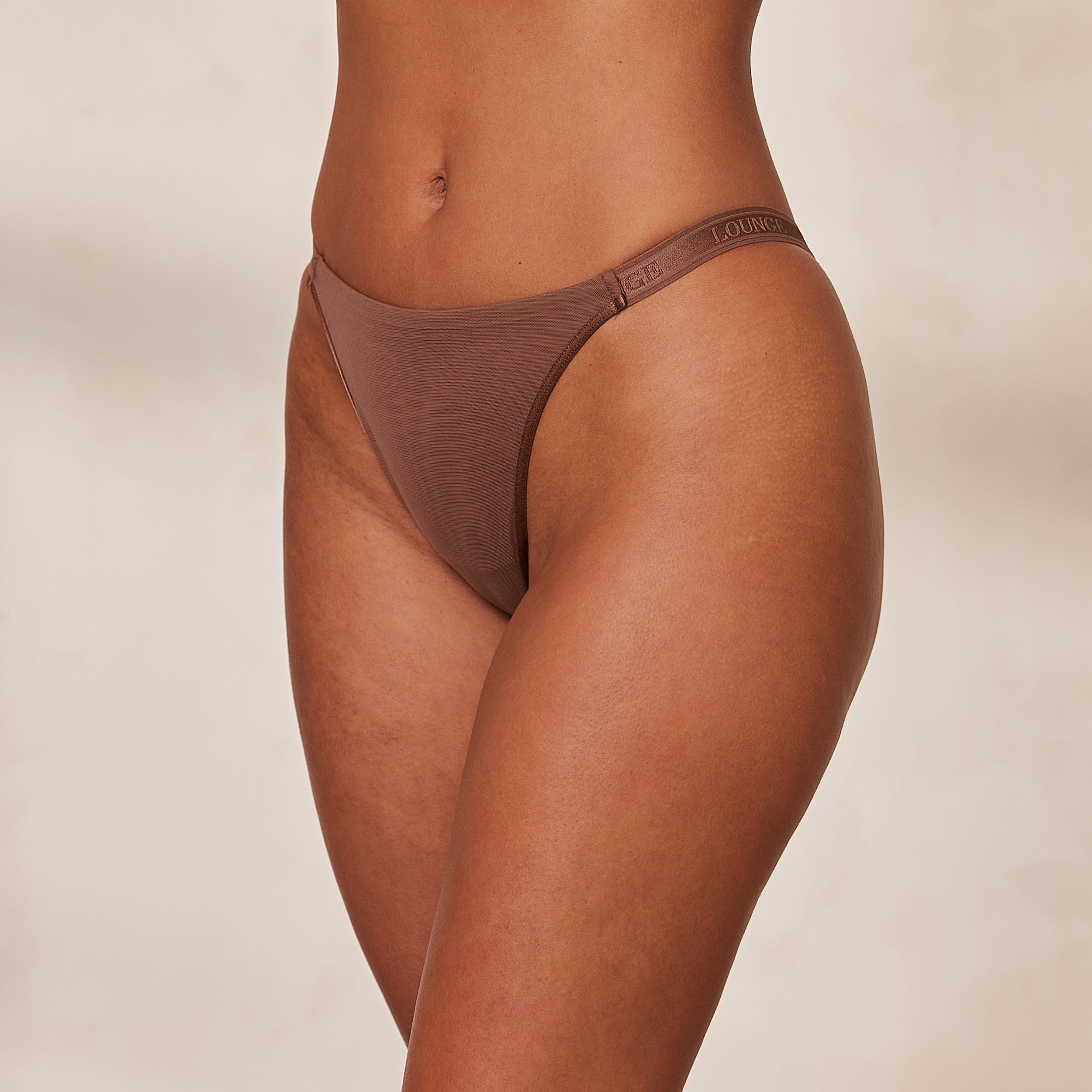Smooth Mesh Briefs - Chestnut - Image 4