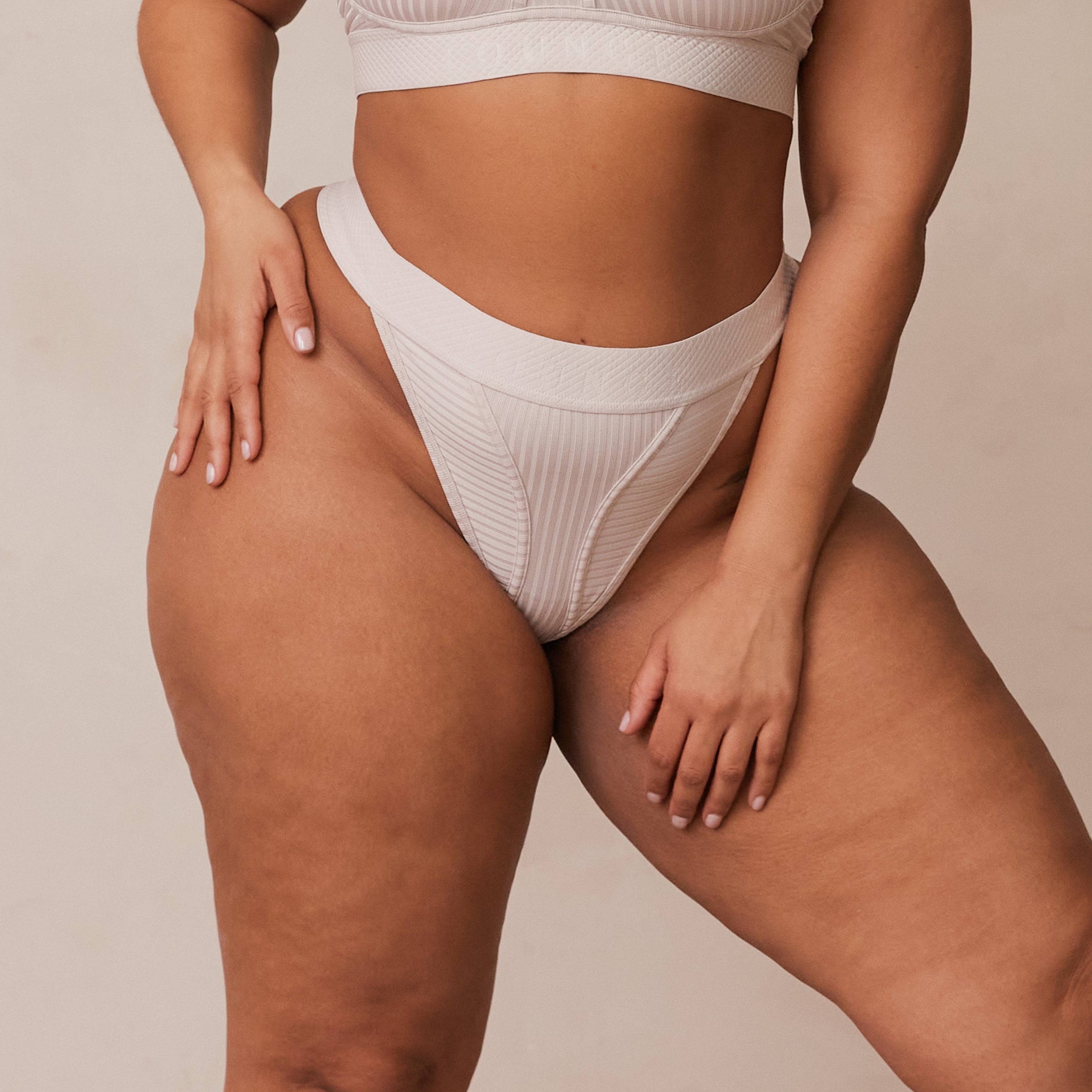 Bare Thong - Cream - Image 4