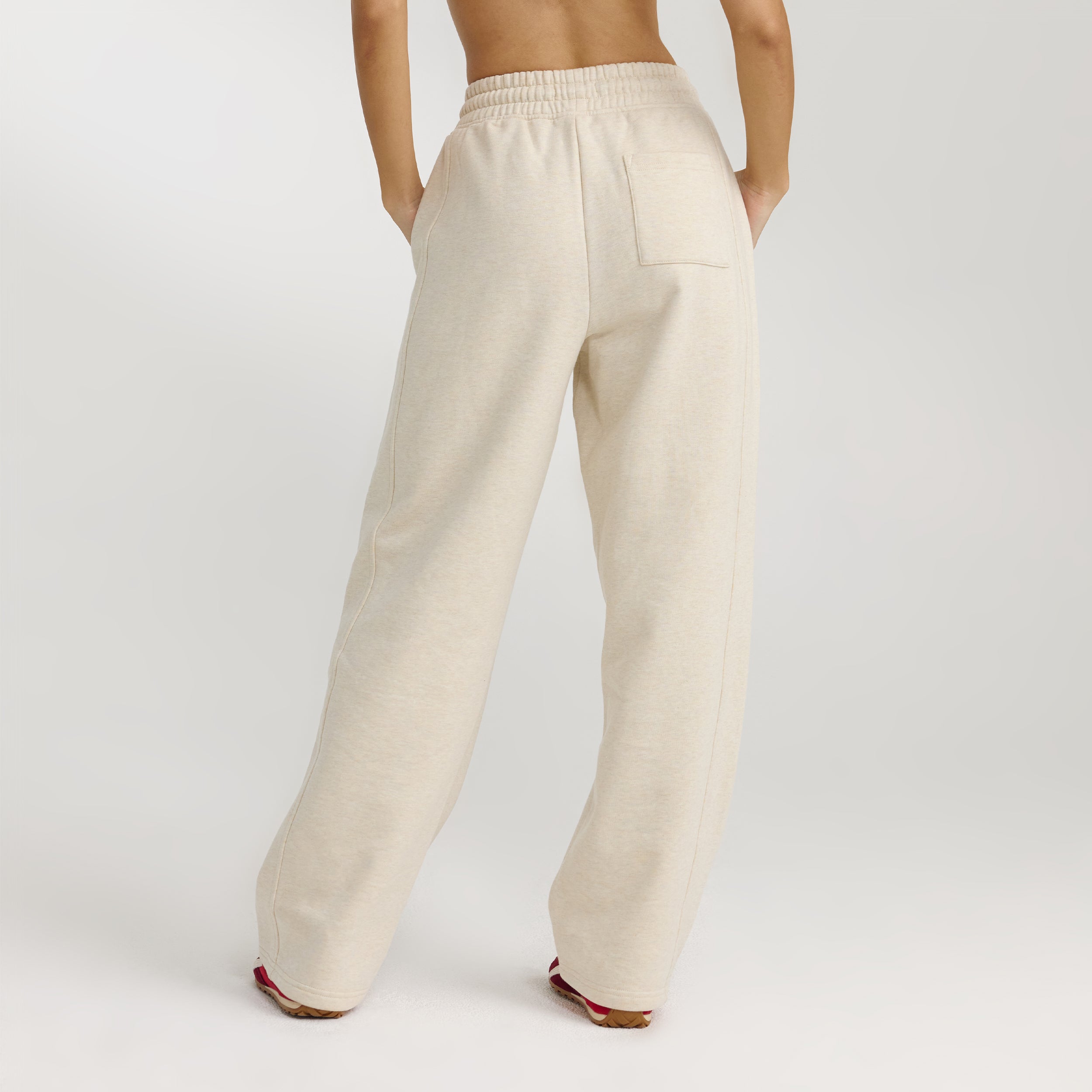 Straight-Leg Joggers - Oat Marl - Image 3