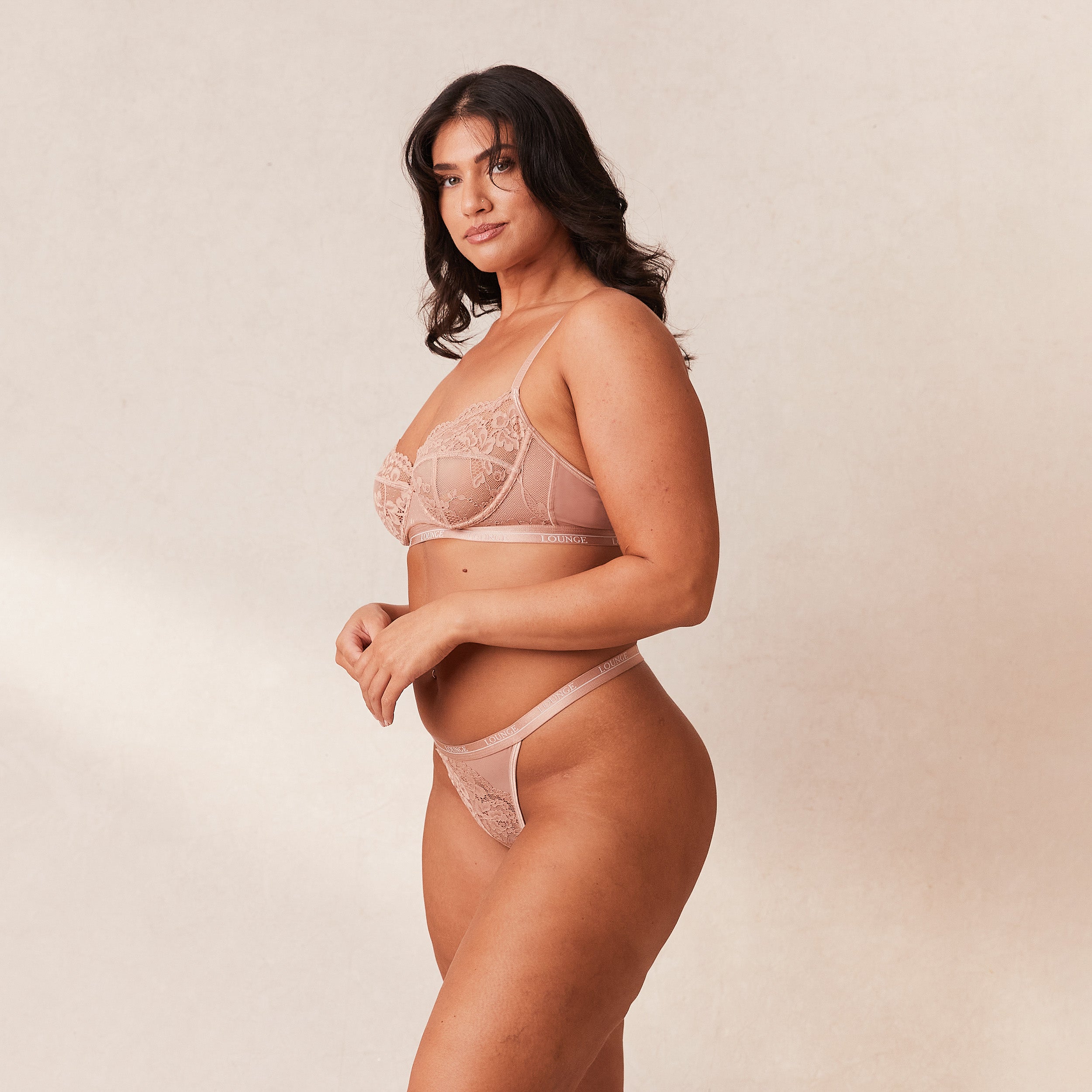 Blossom Balcony Bra - Dusty Rose - Image 11