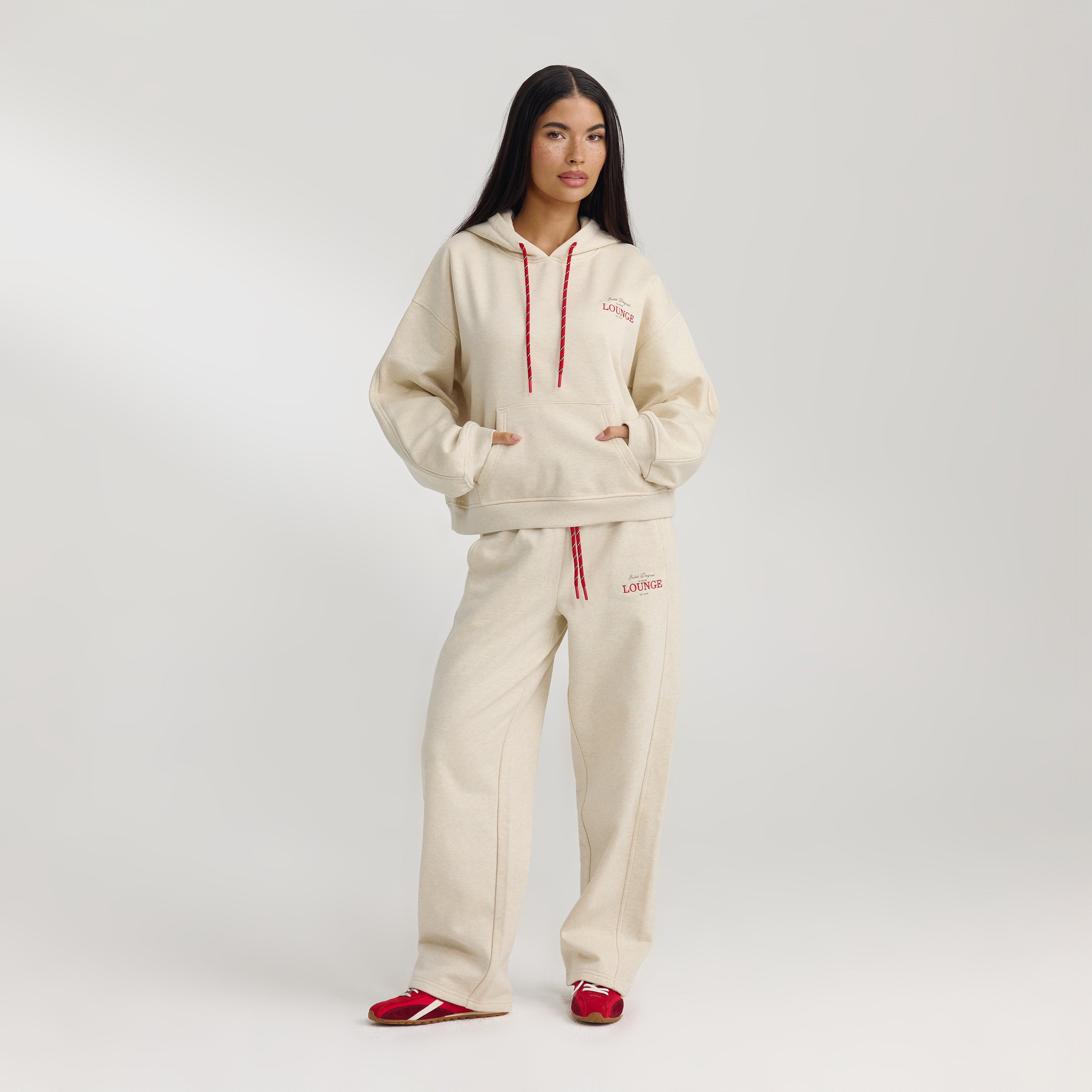 Straight-Leg Joggers - Oat Marl - Image 4