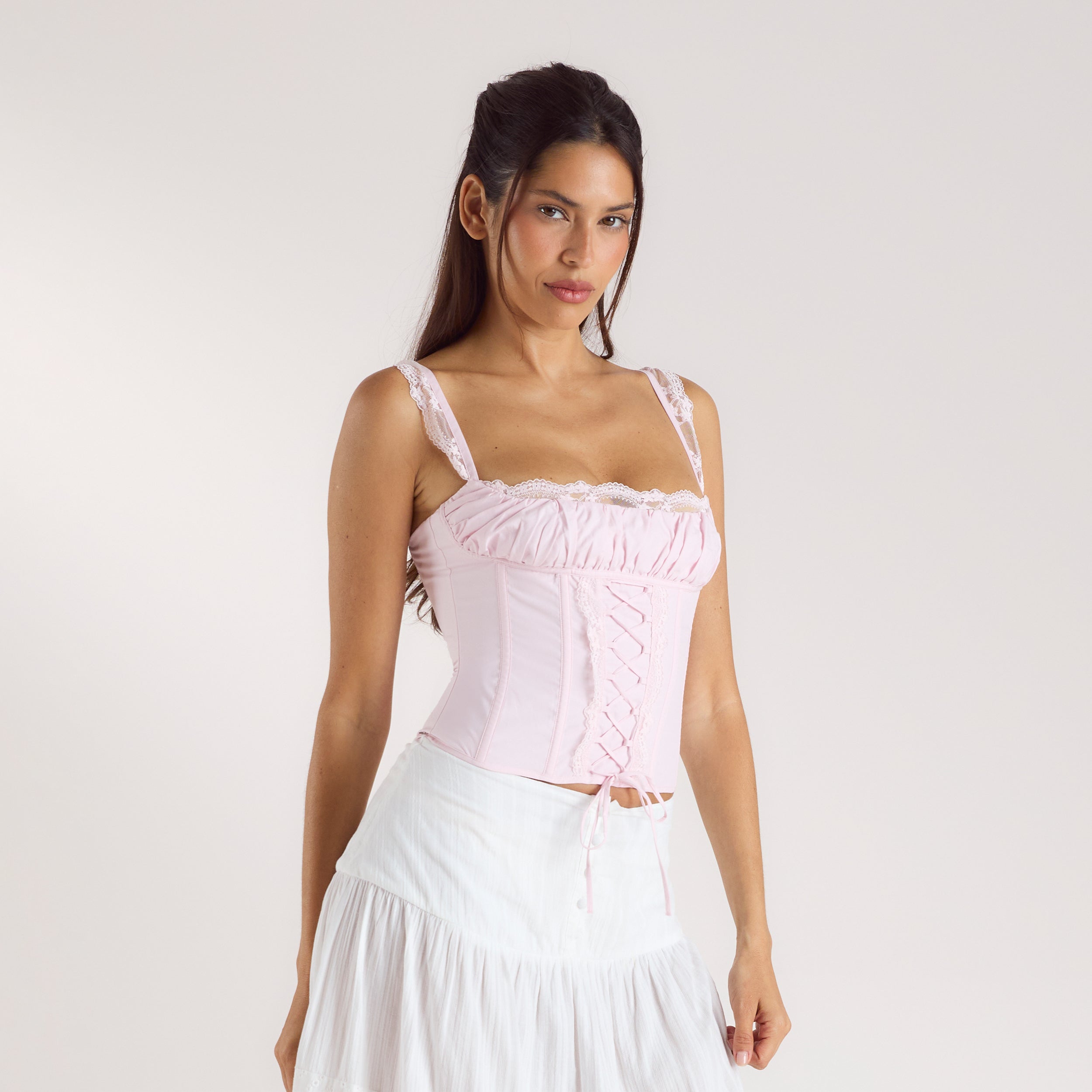 Belle Corset Top - Pink - Image 5