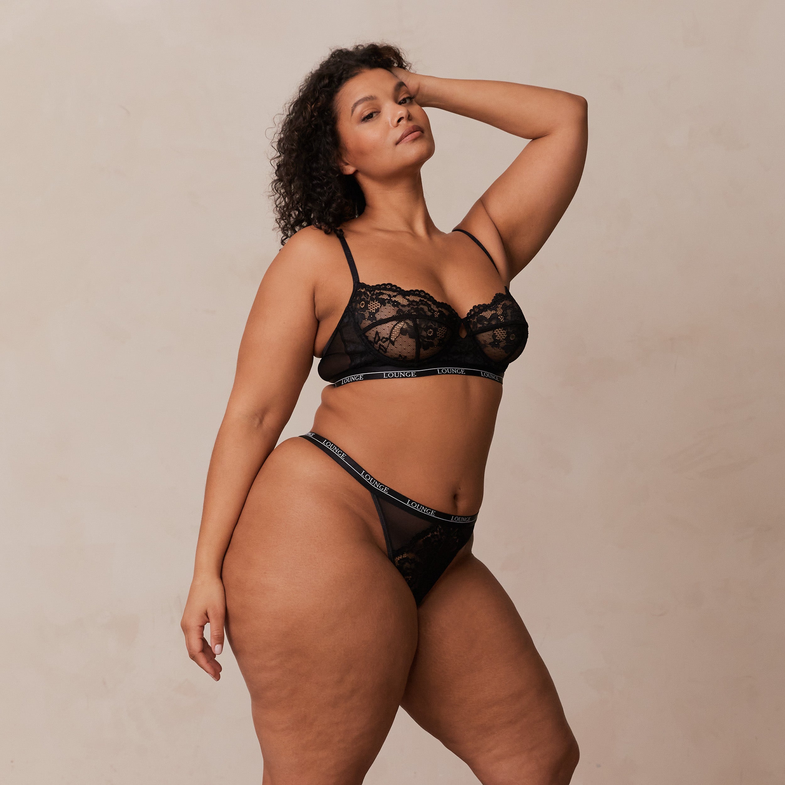 Blossom Balcony Bra - Black - Image 9