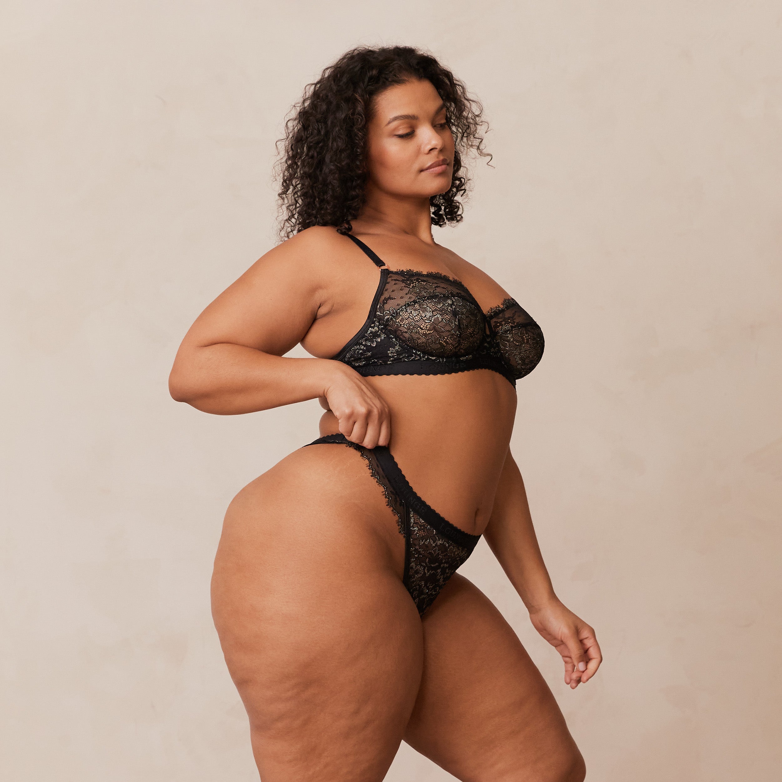 Desire Balcony Bra - Black - Image 21