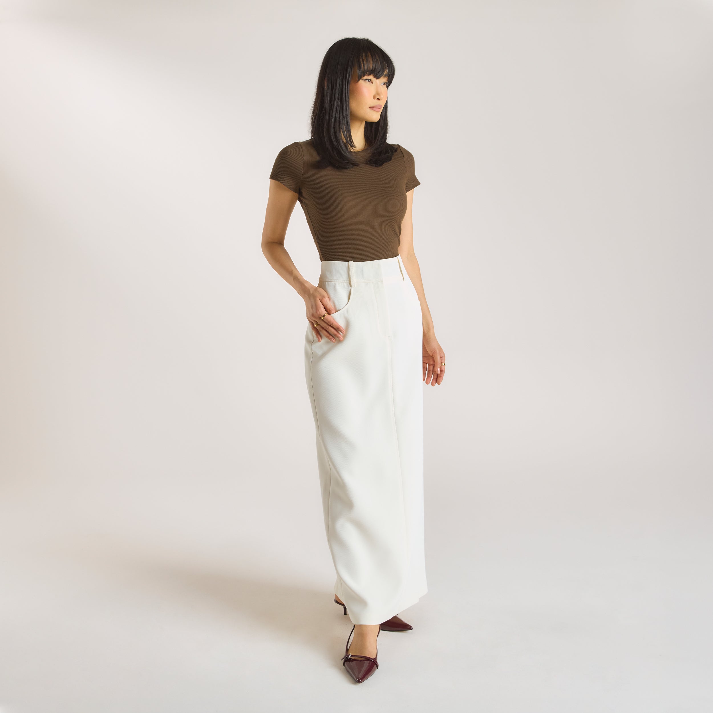 Maxi Skirt - Cream - Image 5