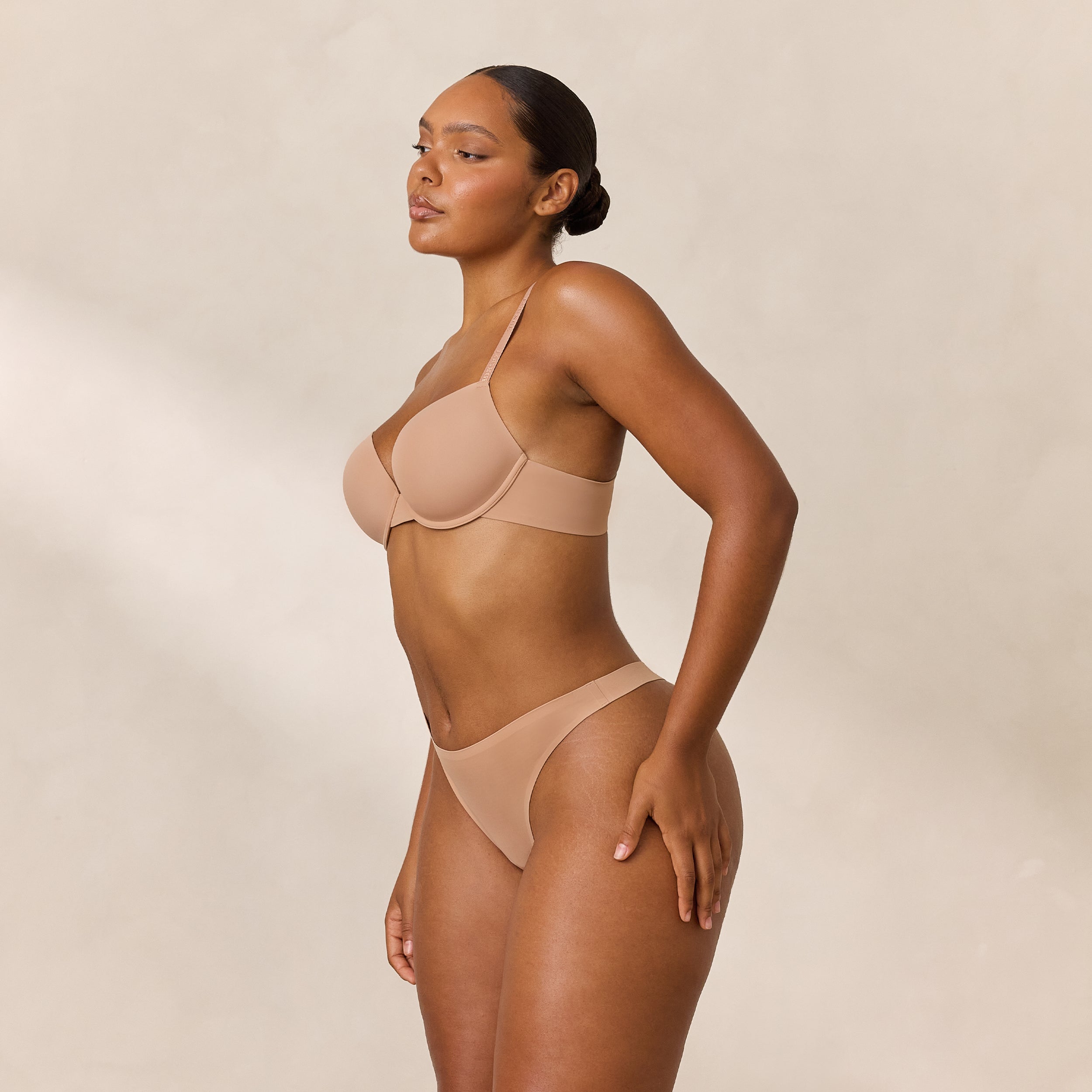 Invisible Form T-Shirt Bra - Honey - Image 5