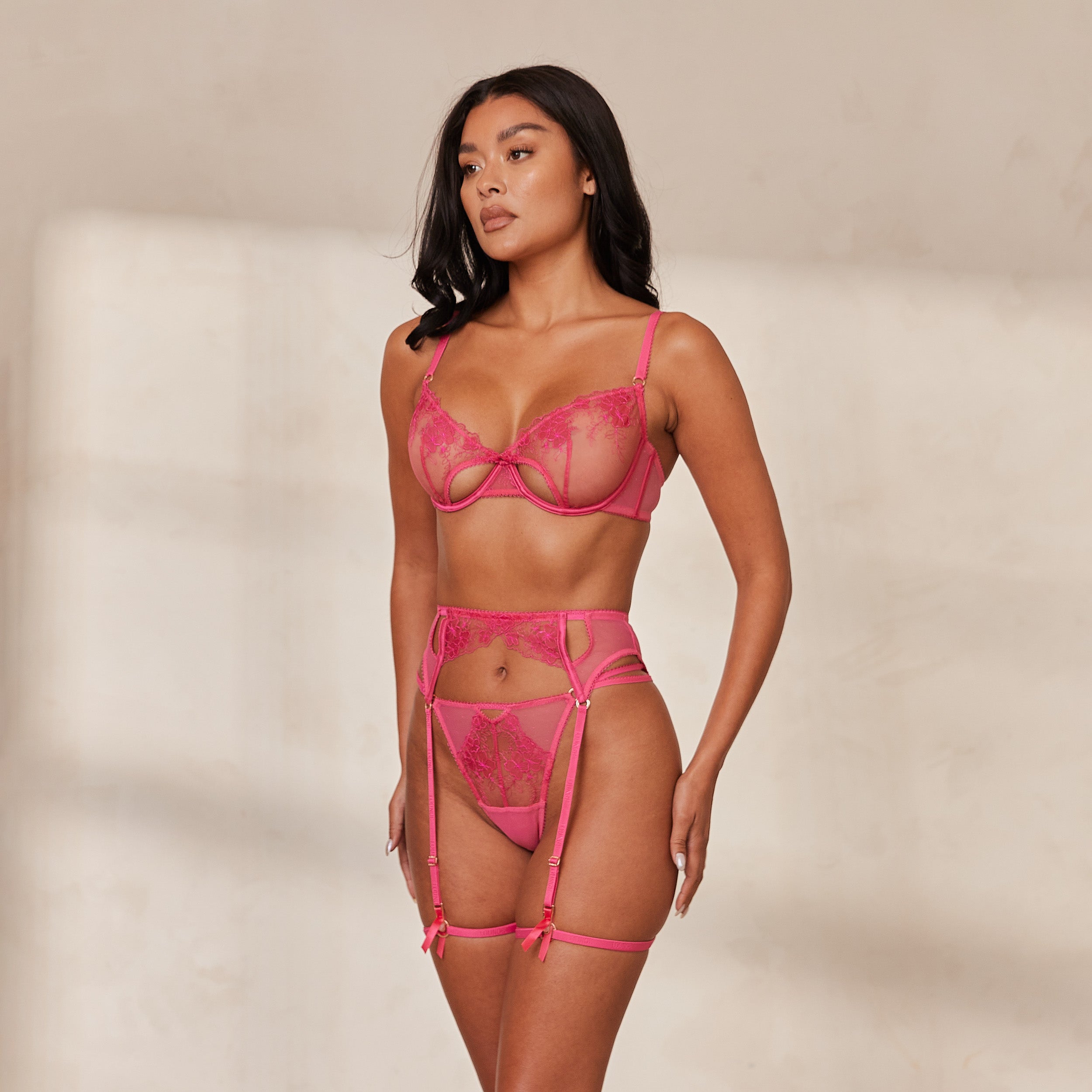Florence Intimates Bra (Set) - Hot Pink - Image 5