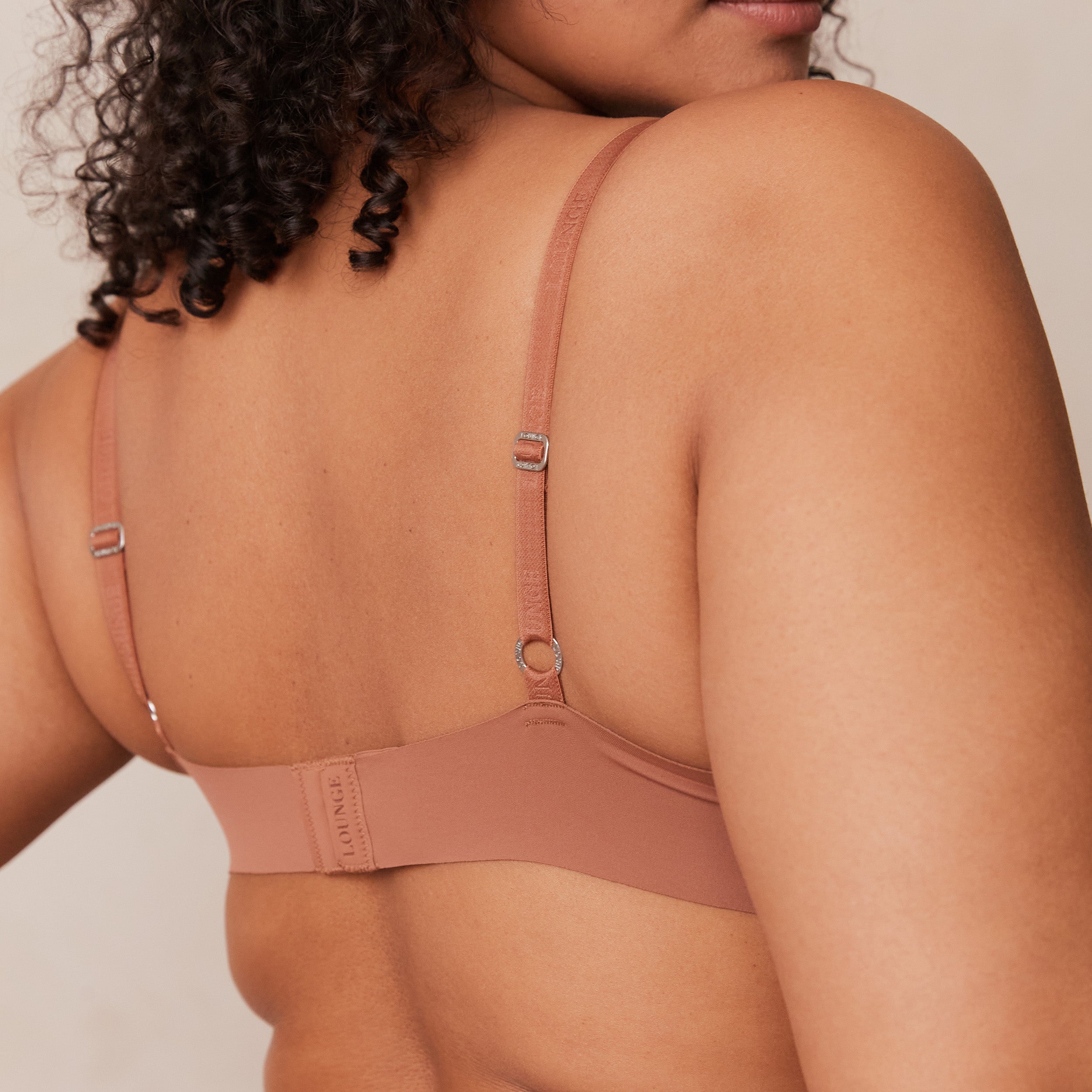 Light Non-Wired Plunge T-Shirt Bra - Mocha - Image 23