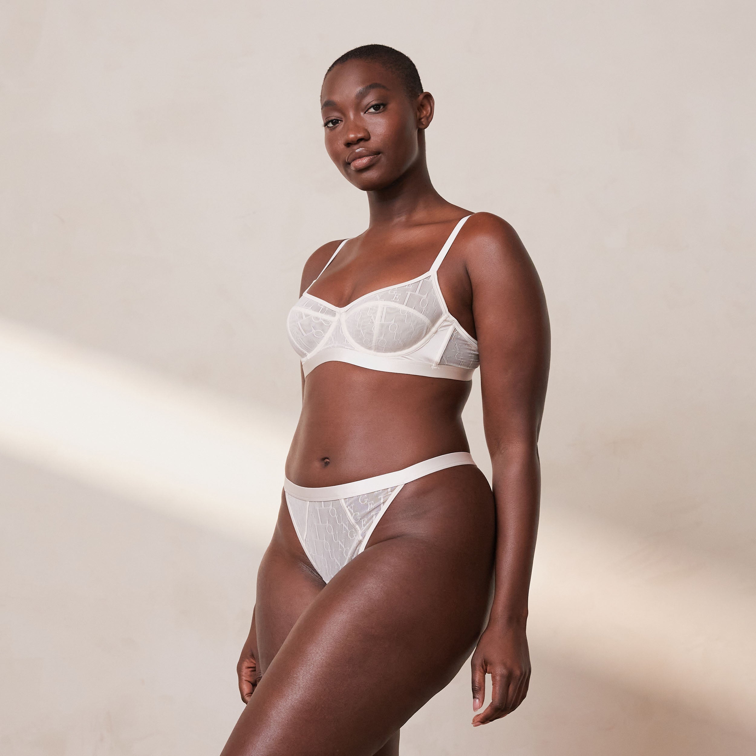 Chic Balcony Bra - Pearl - Image 11