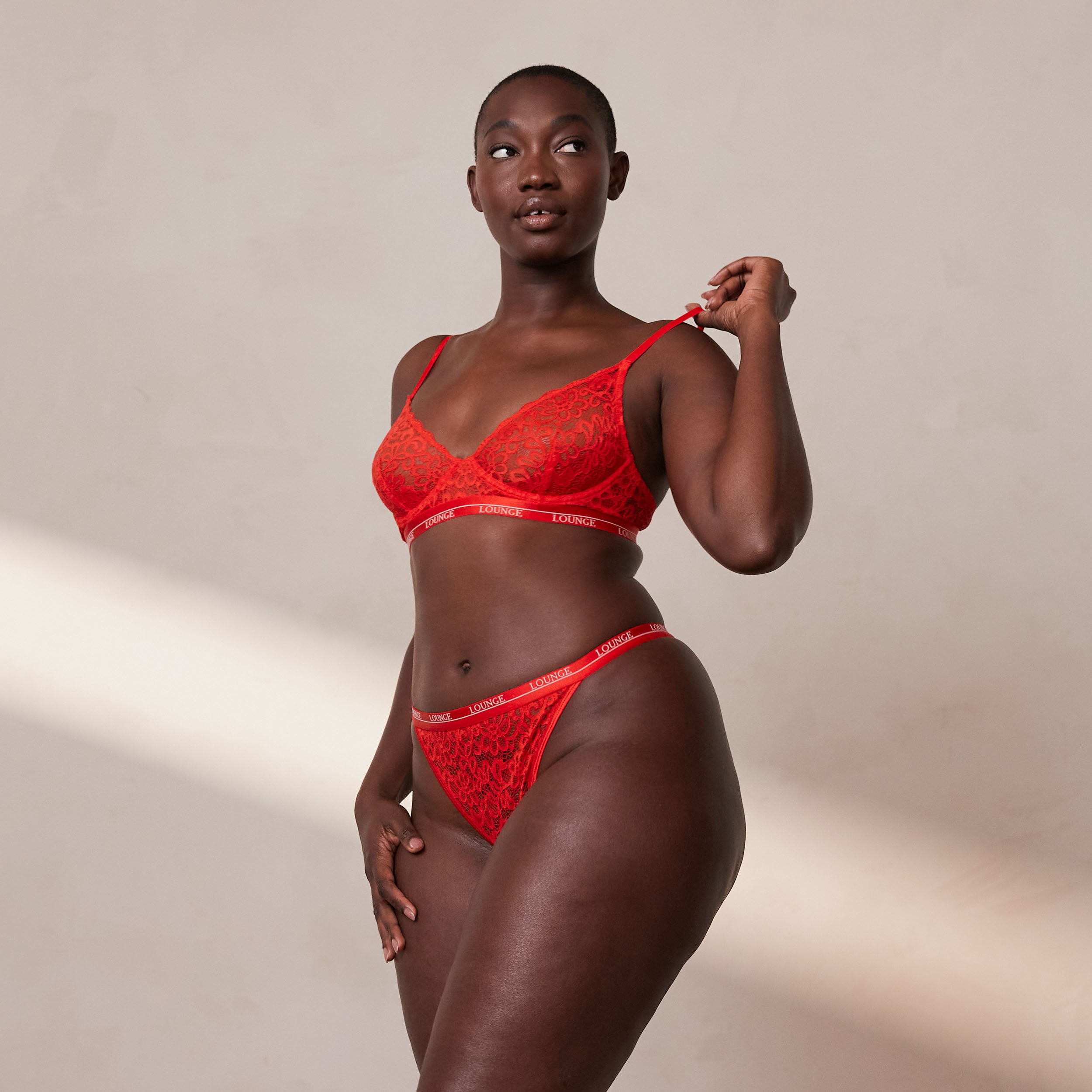 Balcony Bra - Red - Image 11