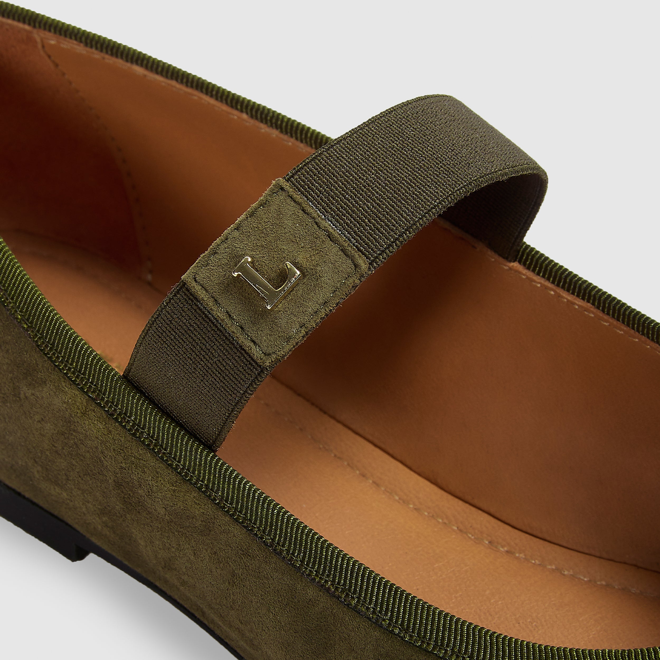 Juna Ballet Flats - Olive - Image 4