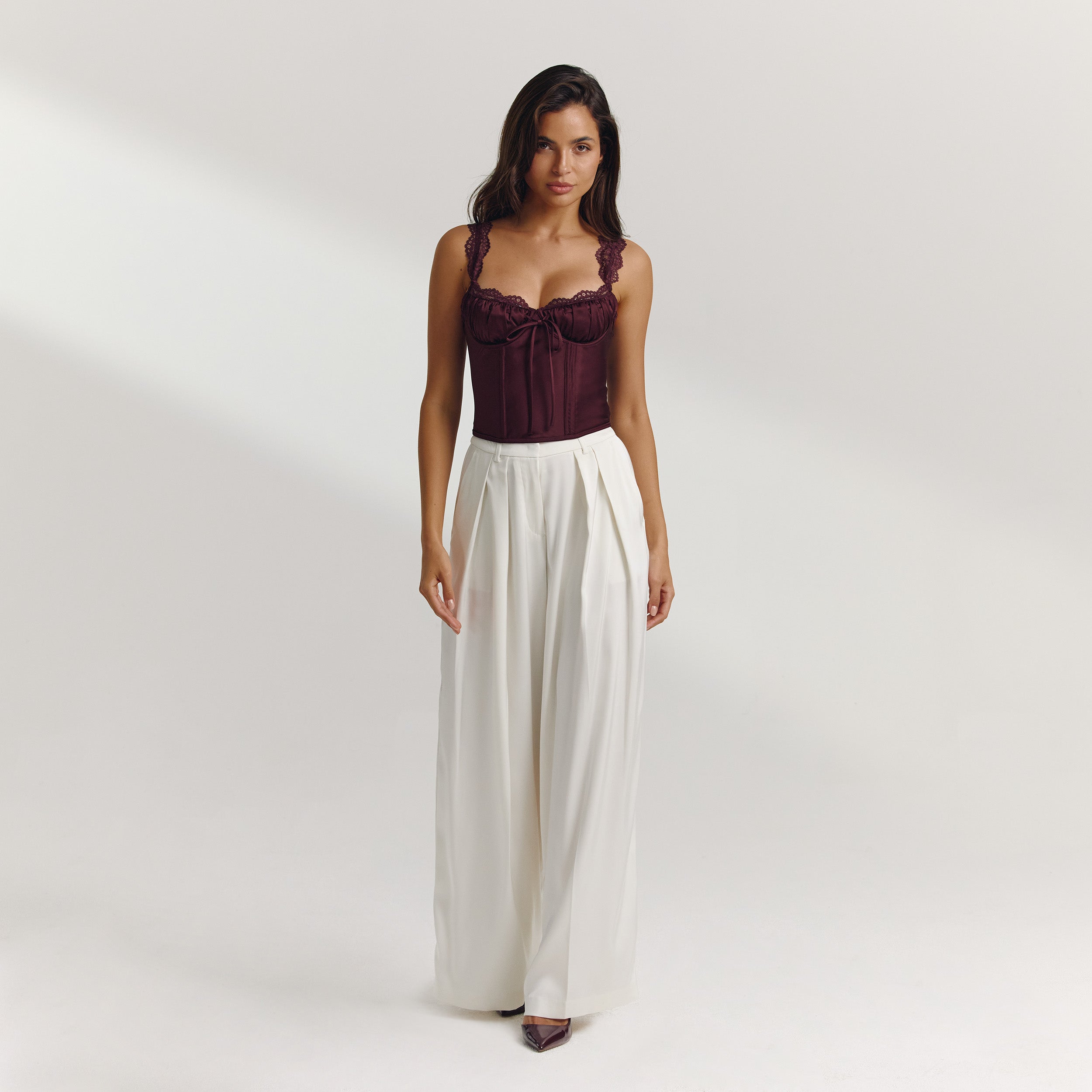 Eledora Corset Top - Plum - Image 6