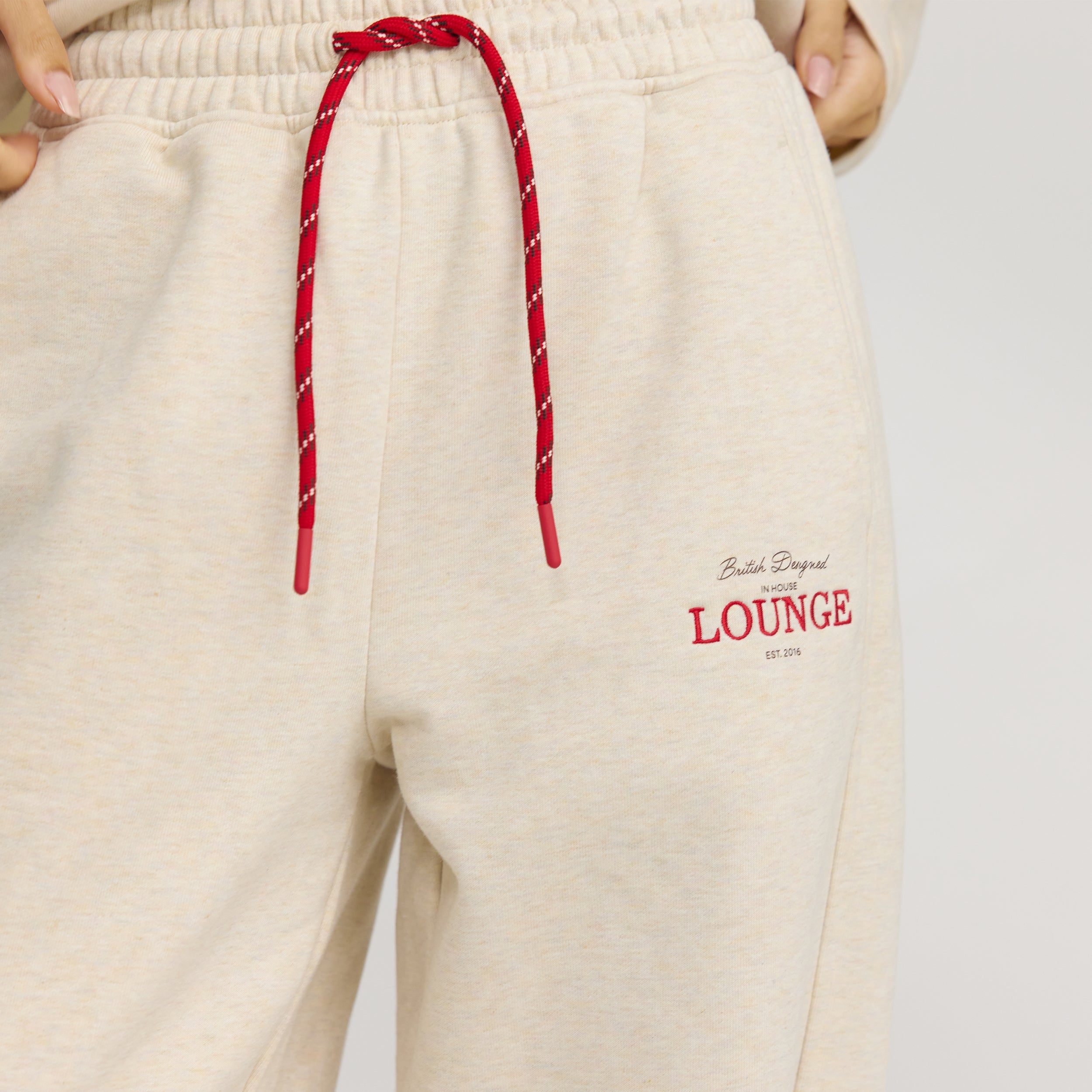Straight-Leg Joggers - Oat Marl - Image 6