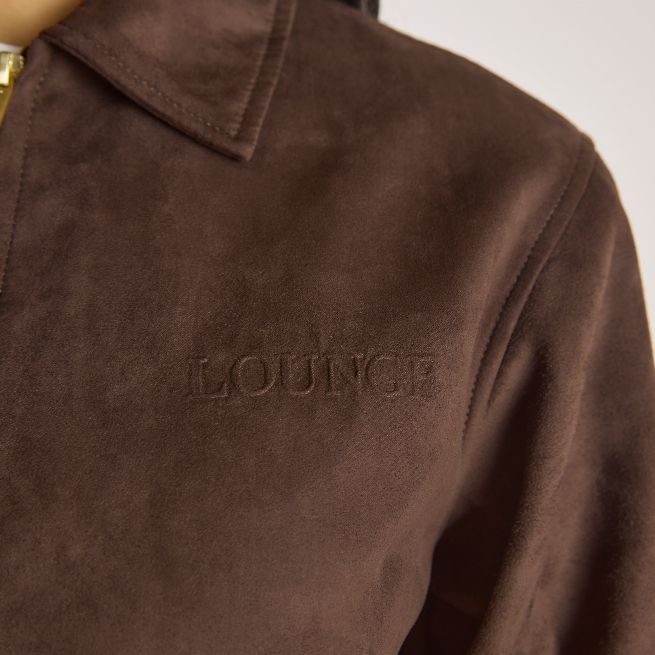 Suedette Jacket - Chocolate - Image 2