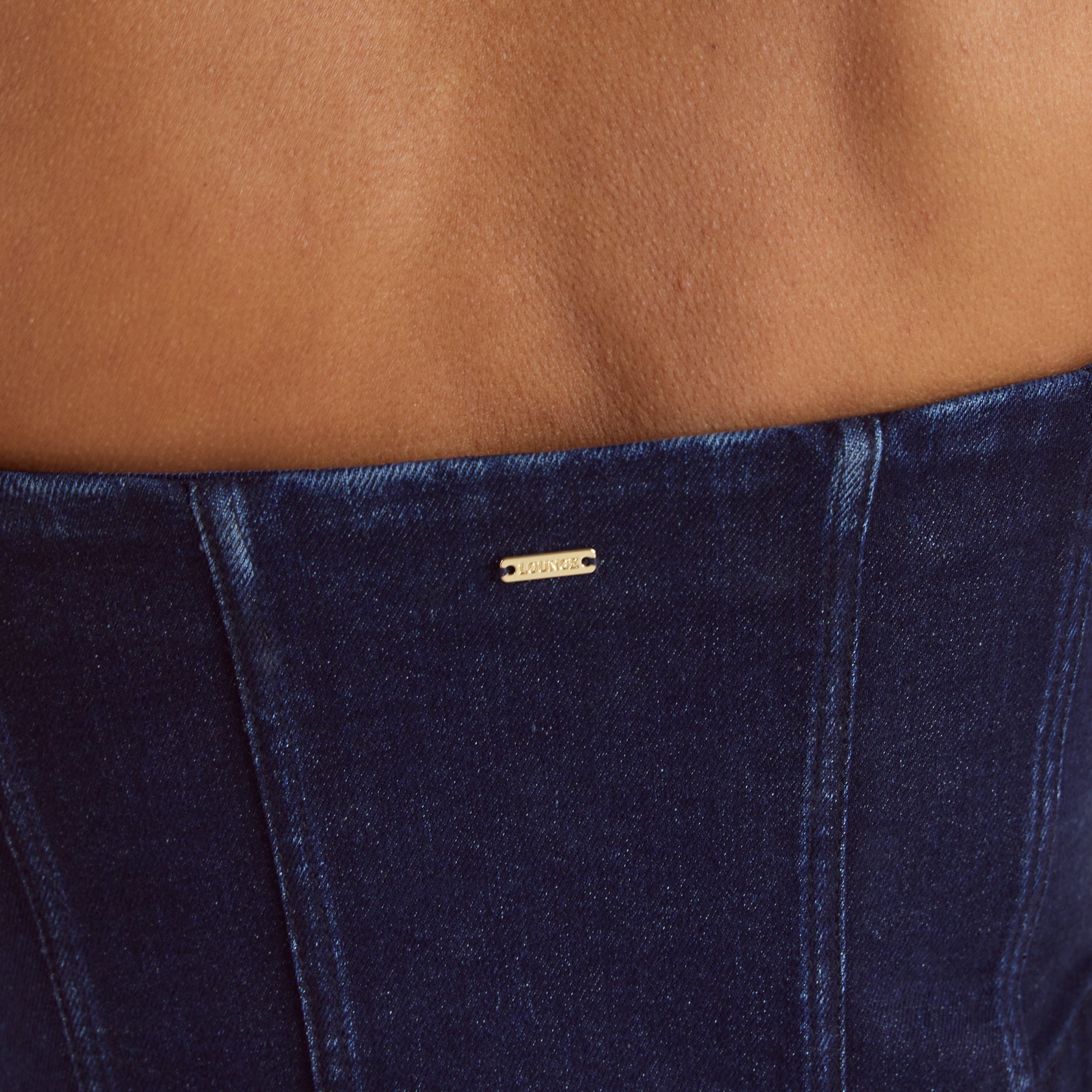 Denim Corset Top - Indigo - Image 6