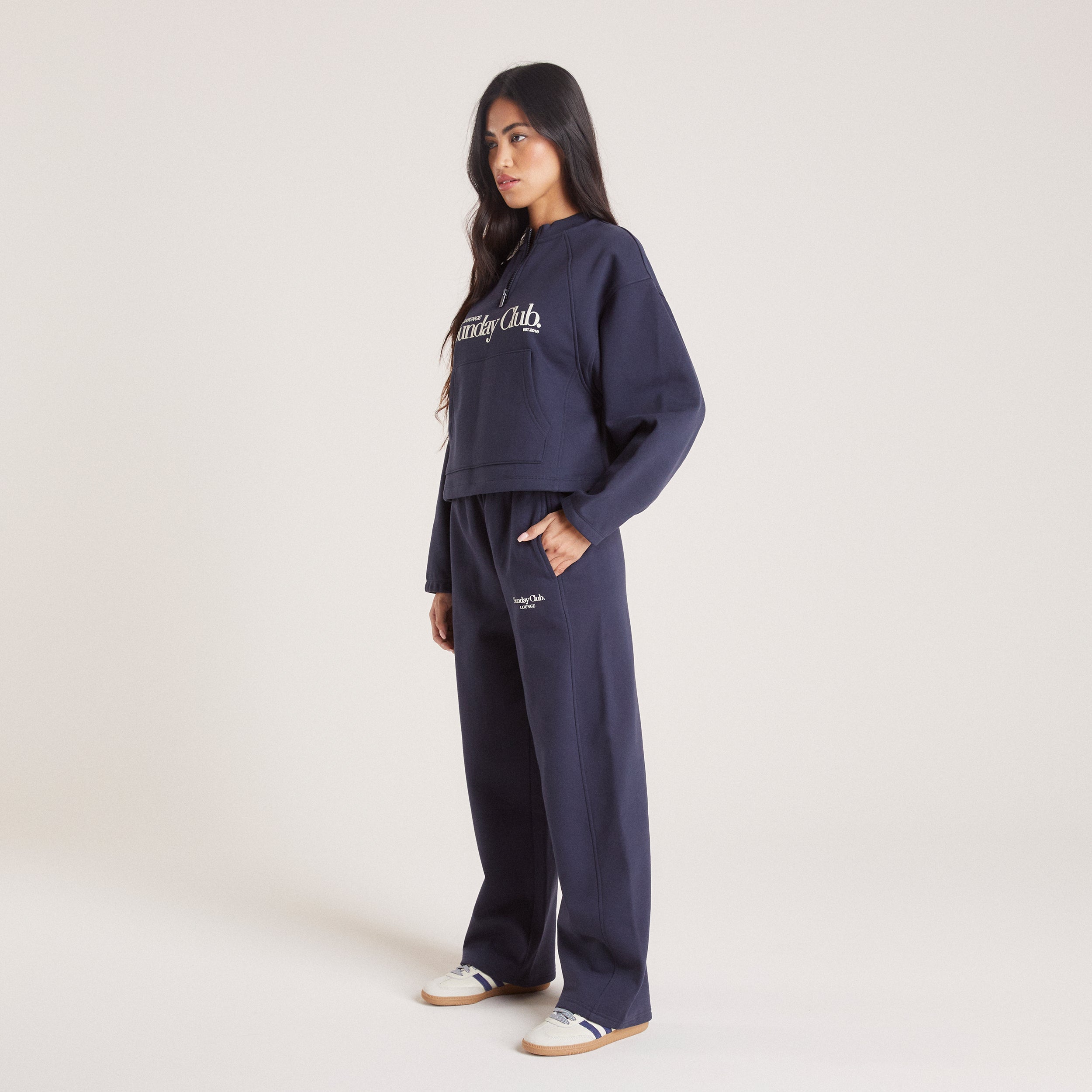 Straight Leg Joggers - Ink Blue - Image 6