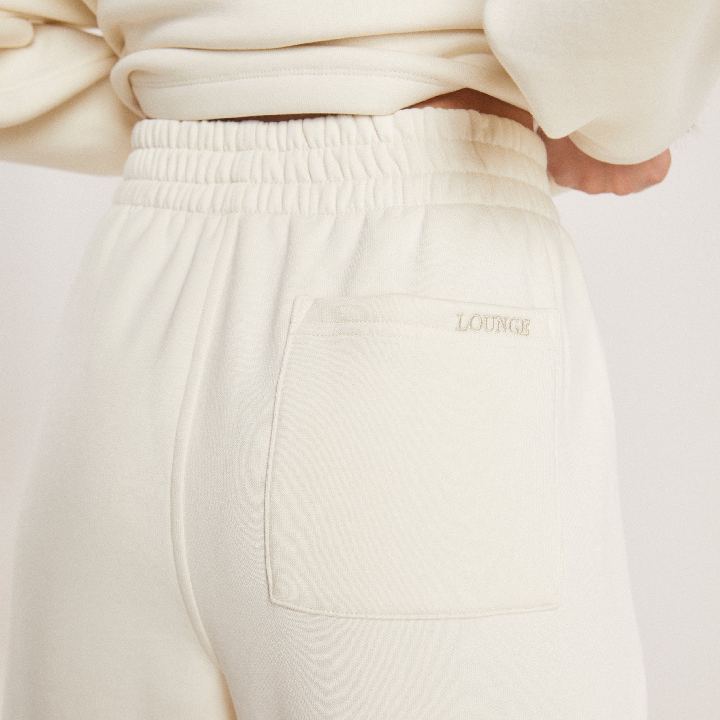 Straight Leg Joggers - Tofu - Image 5