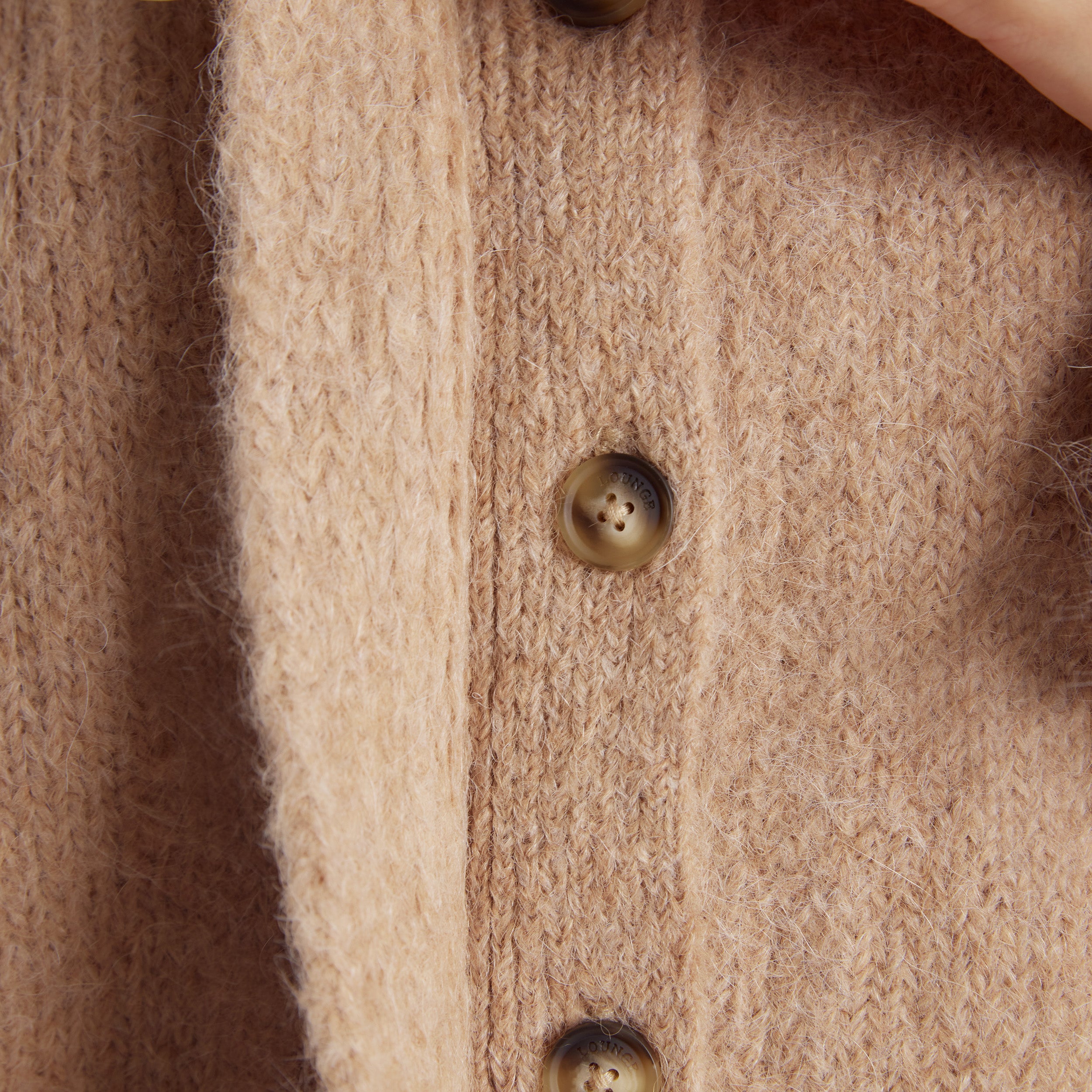 Alpaca Blend Jacket - Tan - Image 6