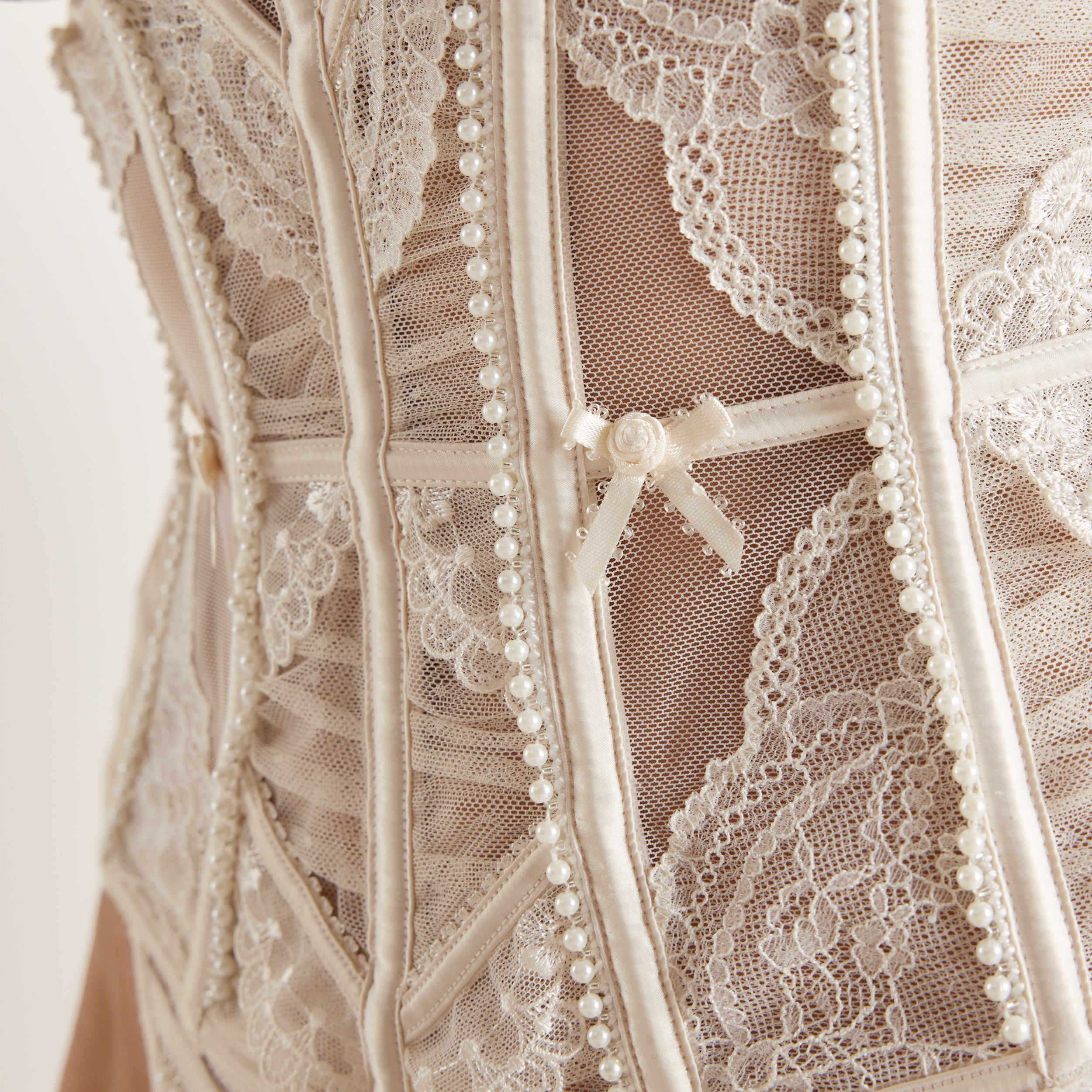 Christina Intimates Corset (Set) - Ivory - Image 6